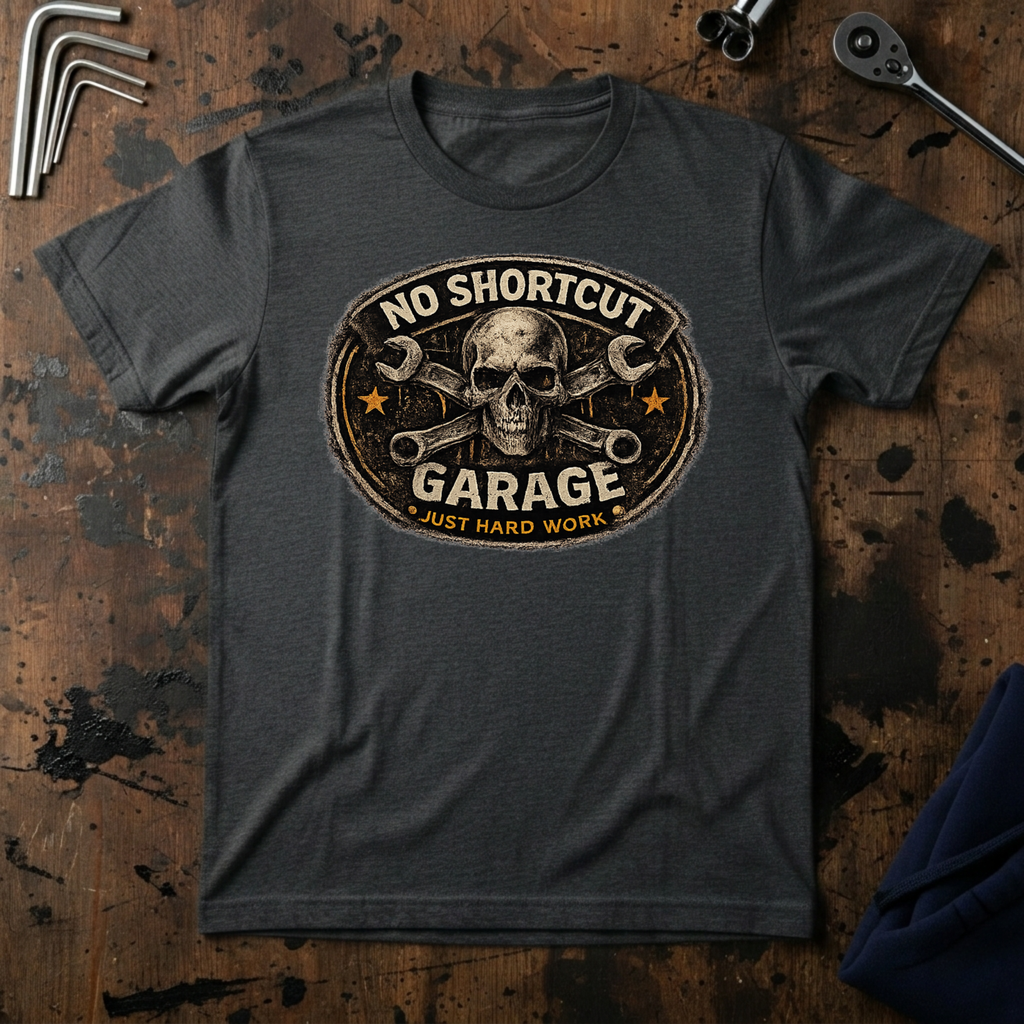 No Short Cut Garage T-Shirt