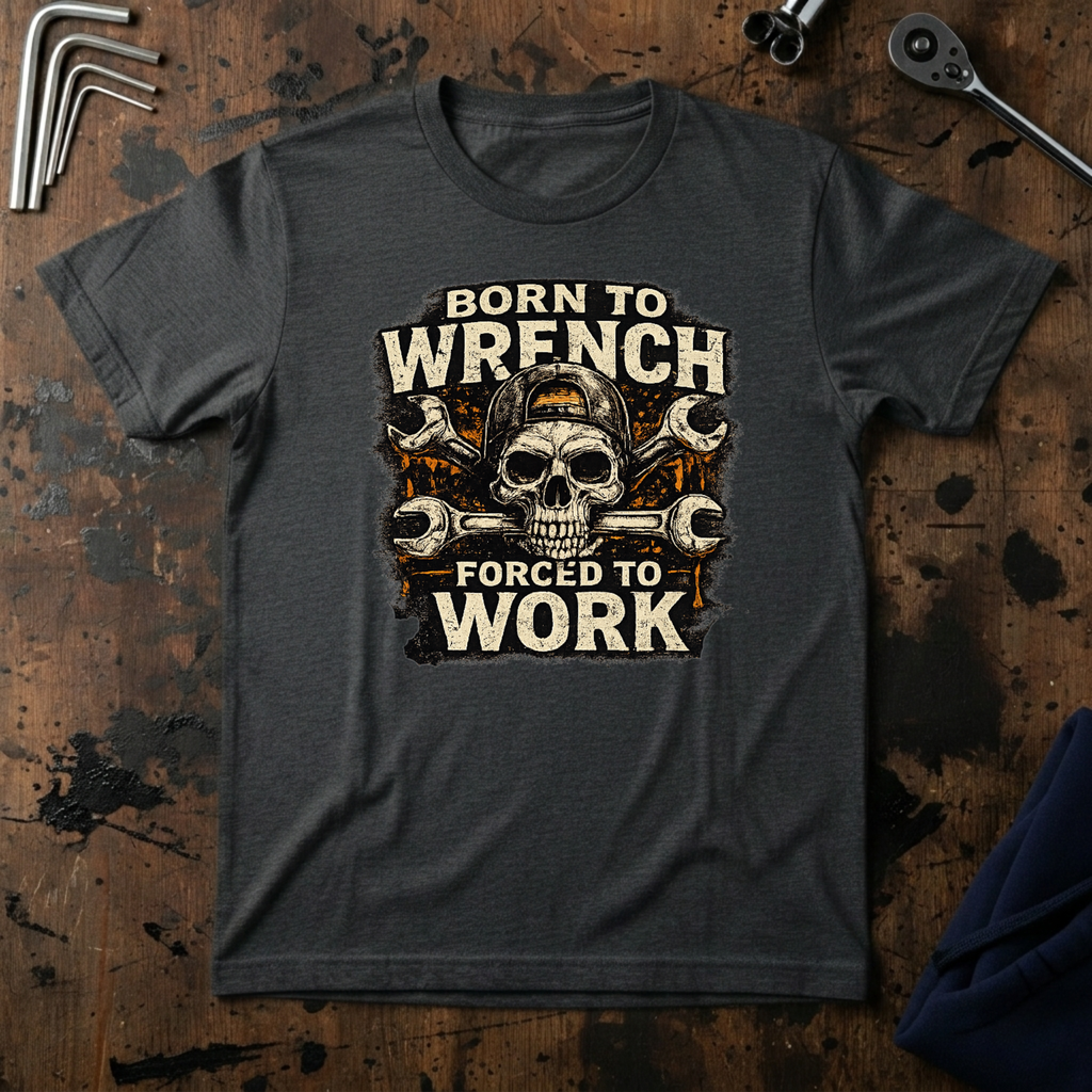 Born To Wrench, Forced To Work T-Shirt