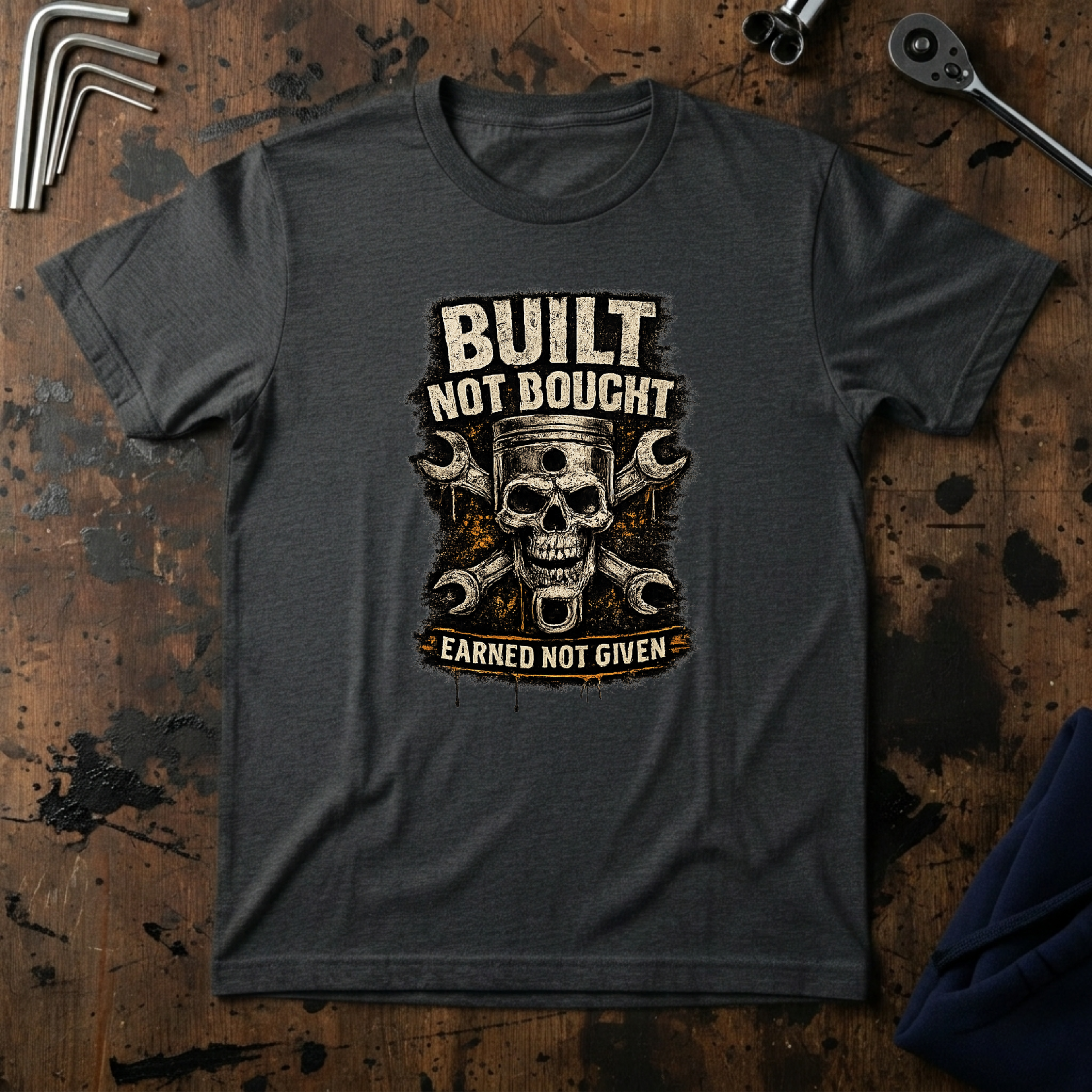 Built Not Bought, Earned Not Given T-Shirt