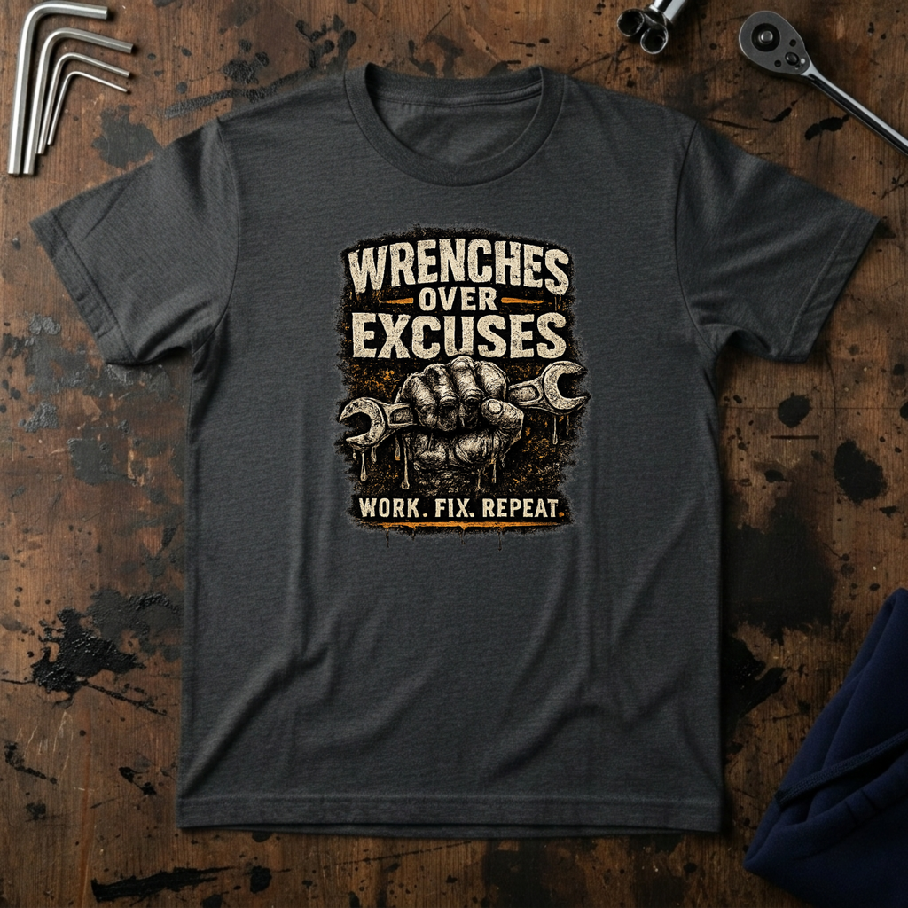 Wrenches Over Excuses T-Shirt