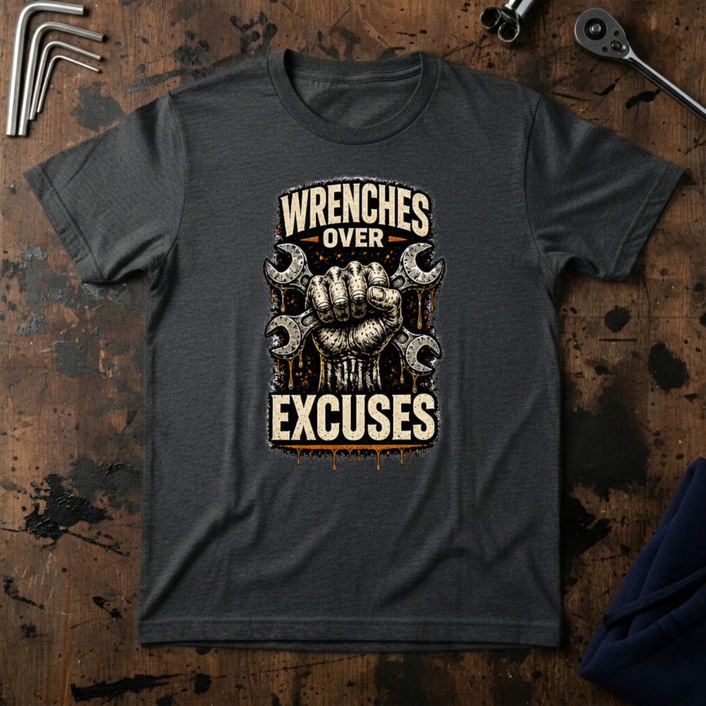 Wrenches Over Excuses T-Shirt