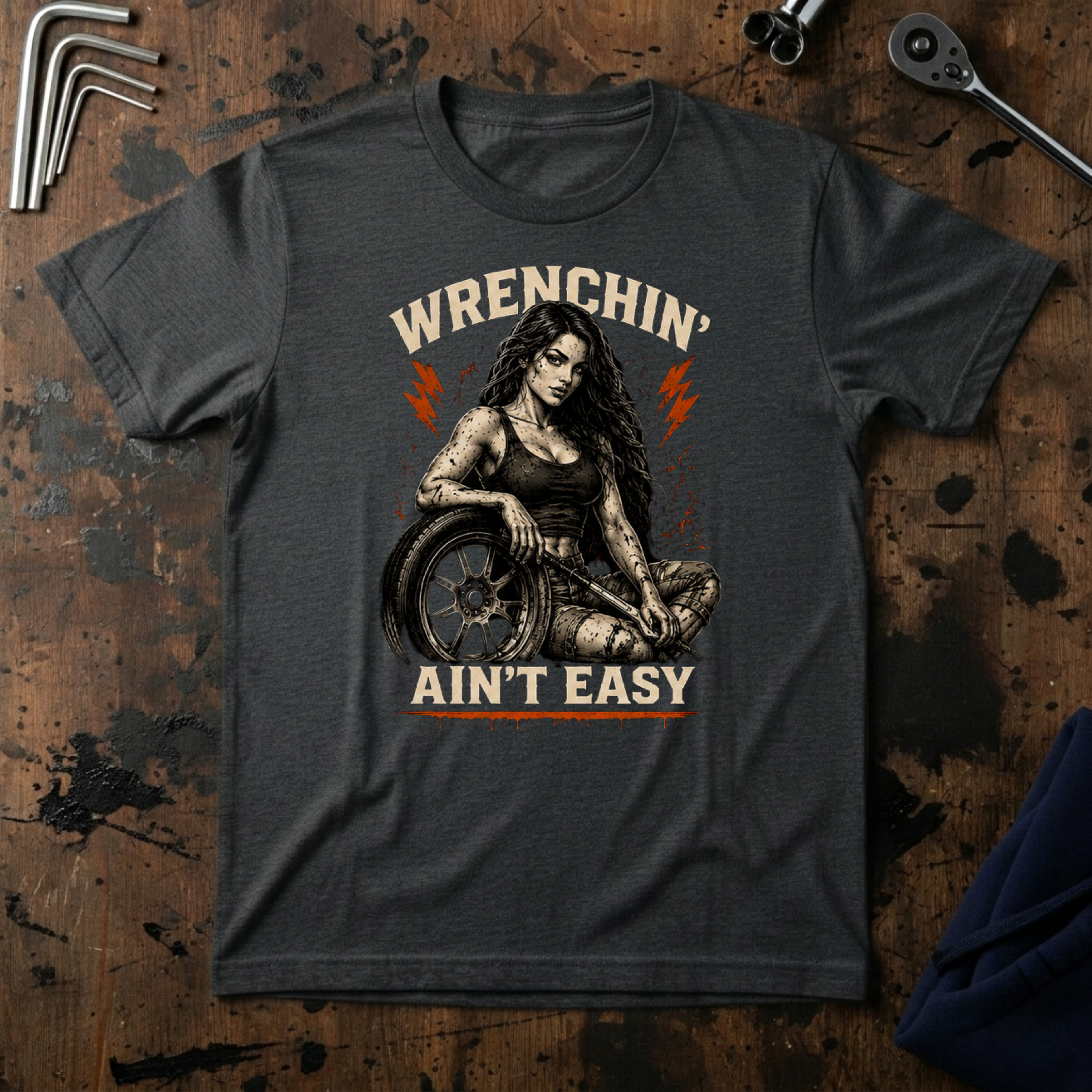Wrenchin Ain't Easy T-Shirt