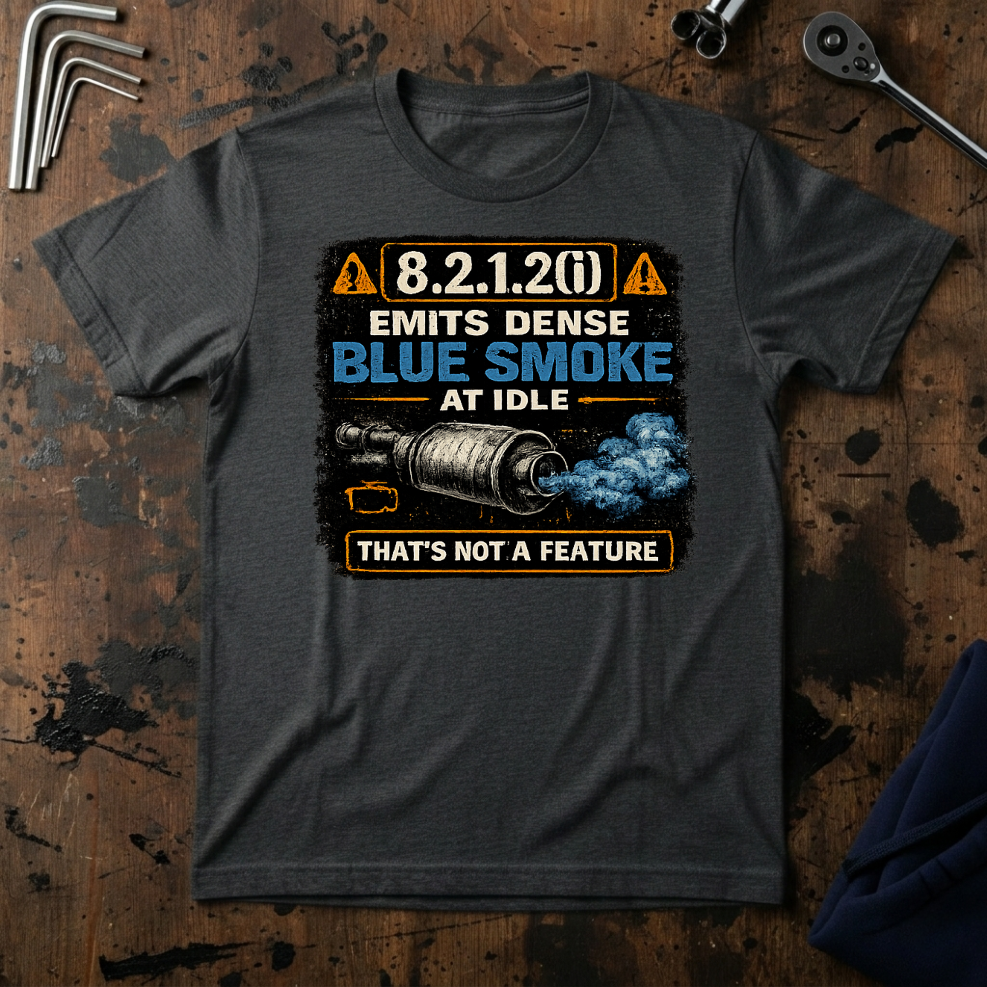 Emits Dense Blue Smoke T-Shirt