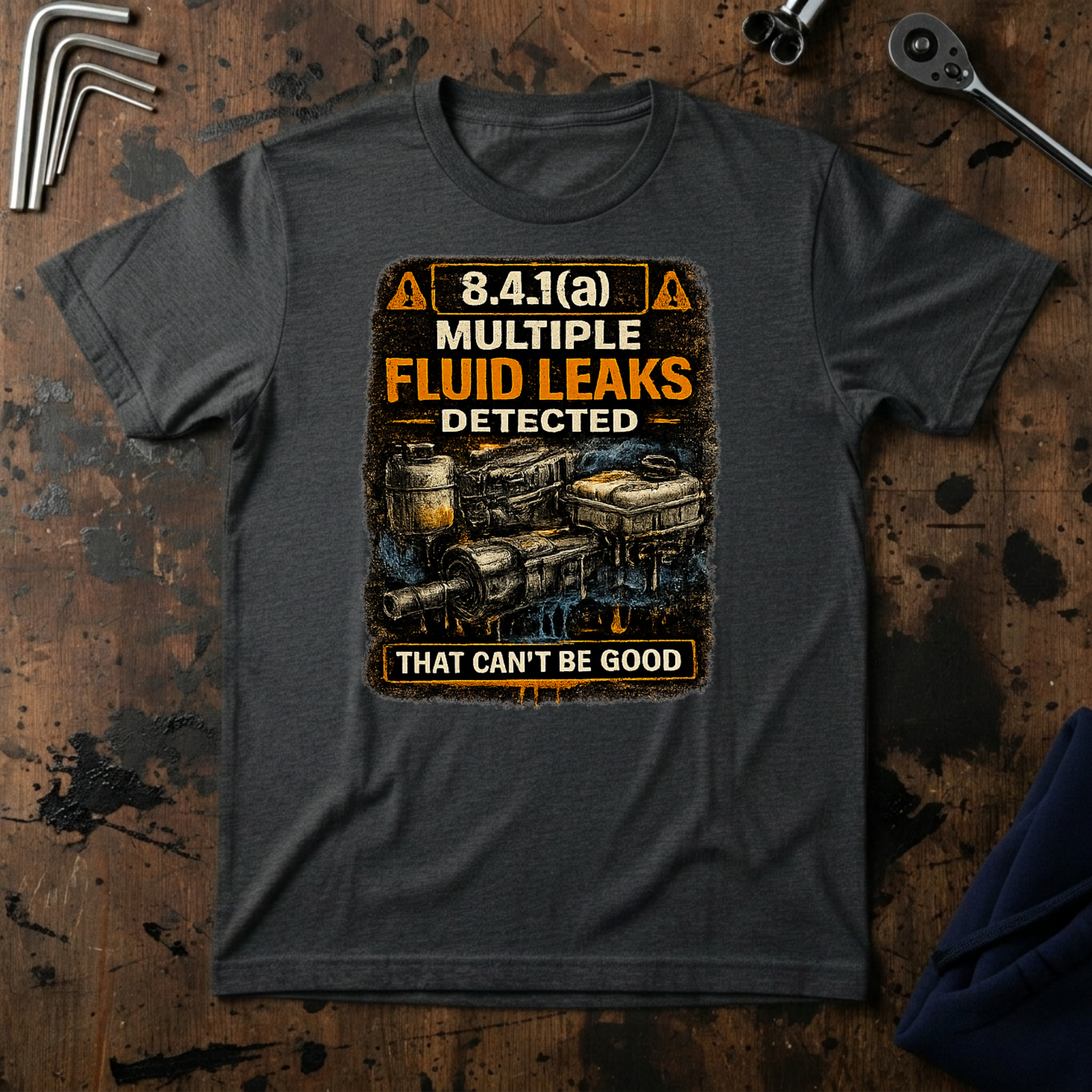 Multiple Fluid Leaks T-Shirt