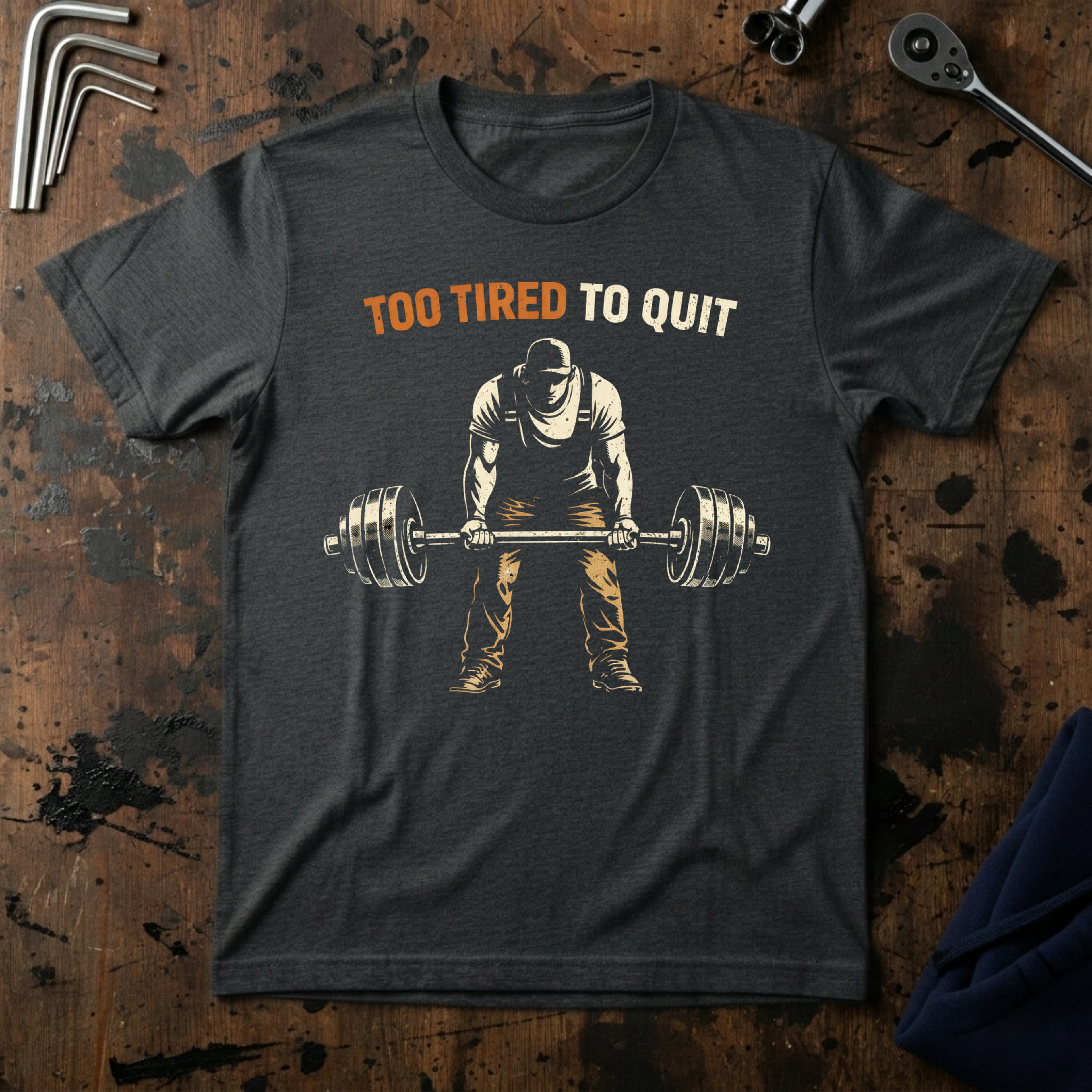To Tired To Quit T-Shirt