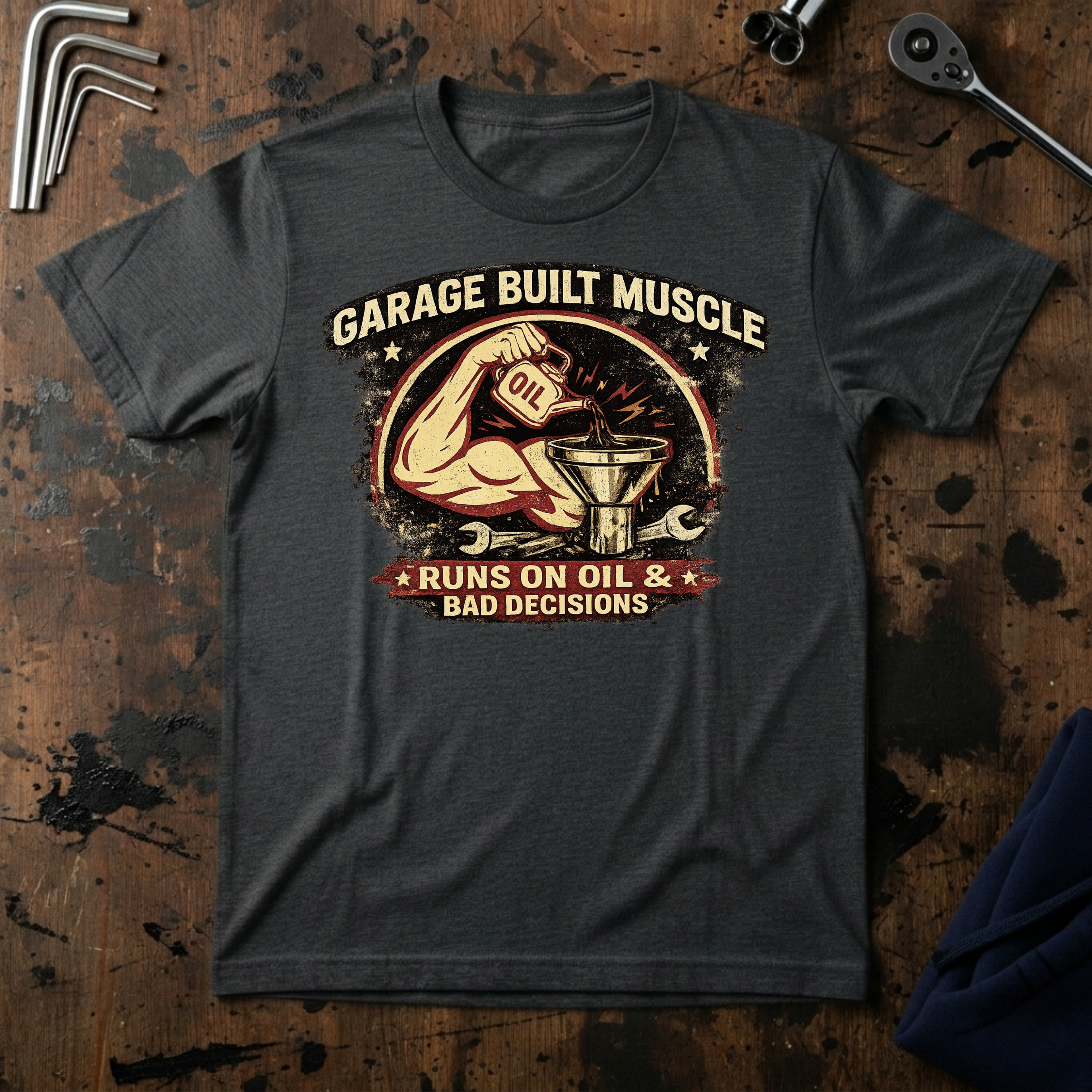 Garage Built Muscle T-Shirt