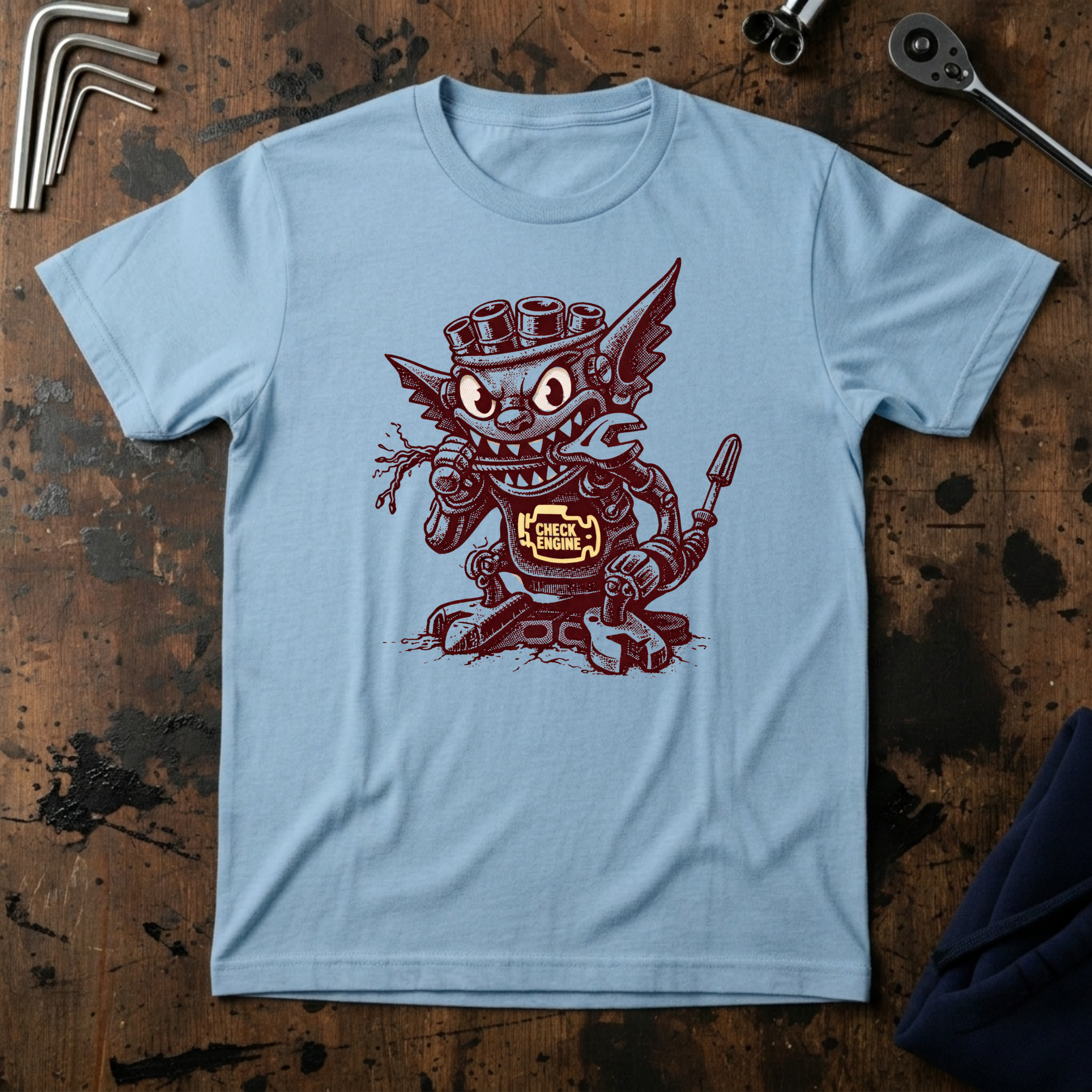 Check Engine Gremlin T-Shirt