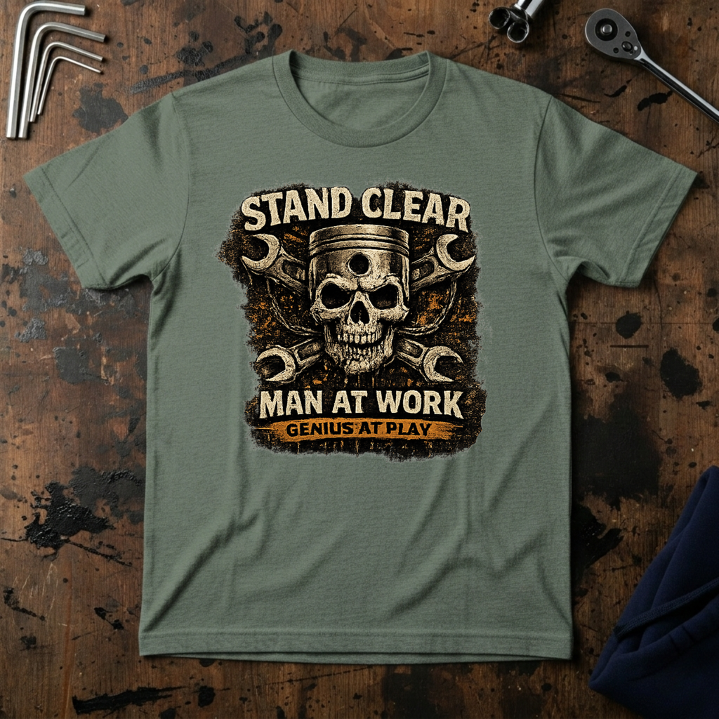 Stand Clear Man At Work T-Shirt