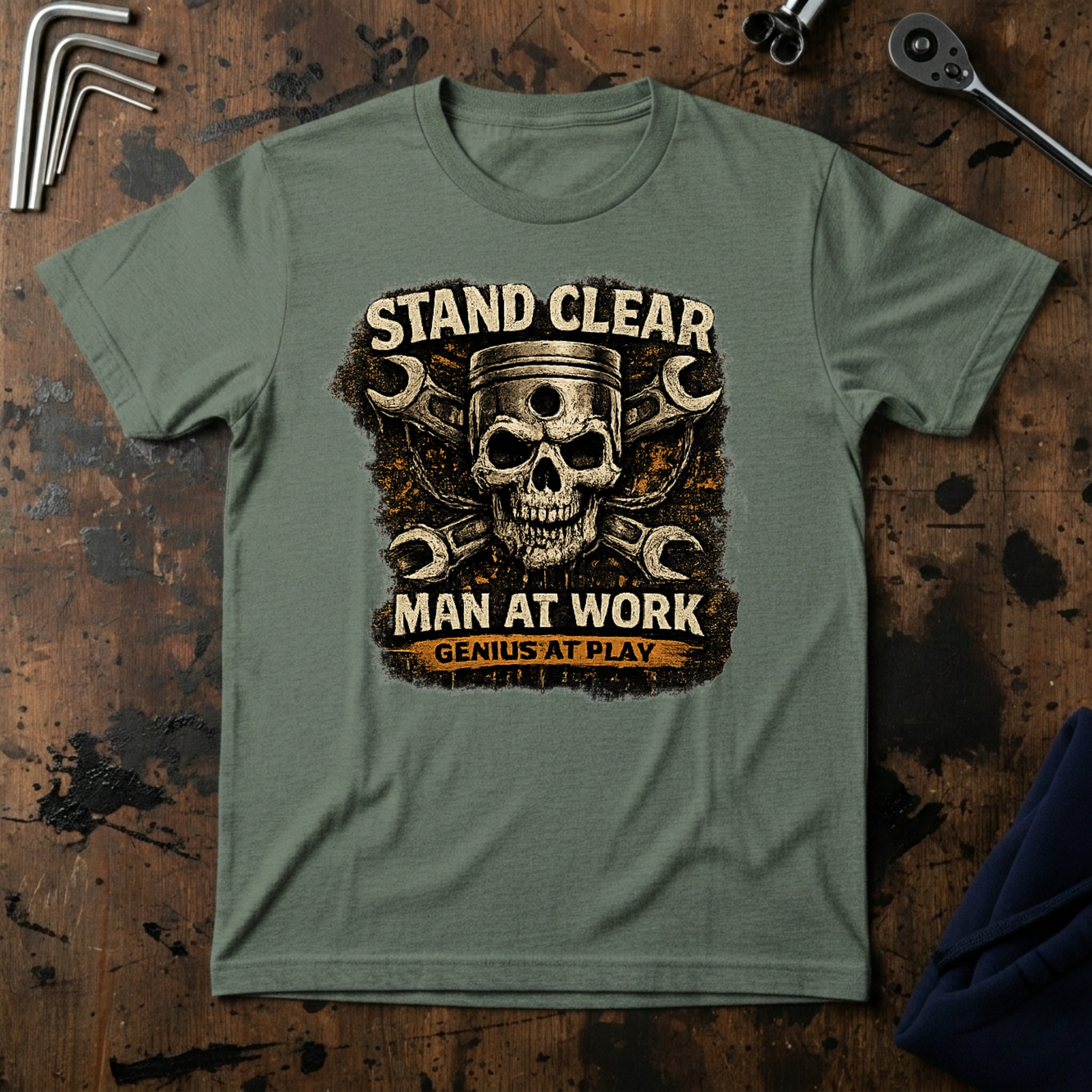 Stand Clear Man At Work T-Shirt