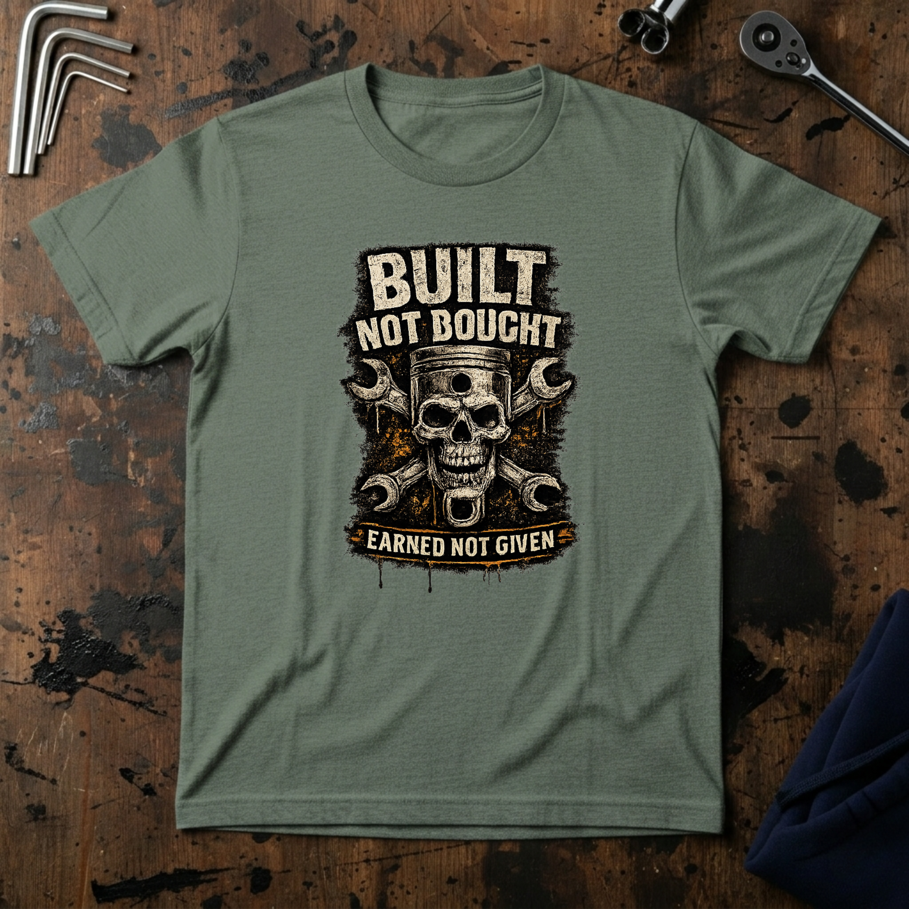 Built Not Bought, Earned Not Given T-Shirt