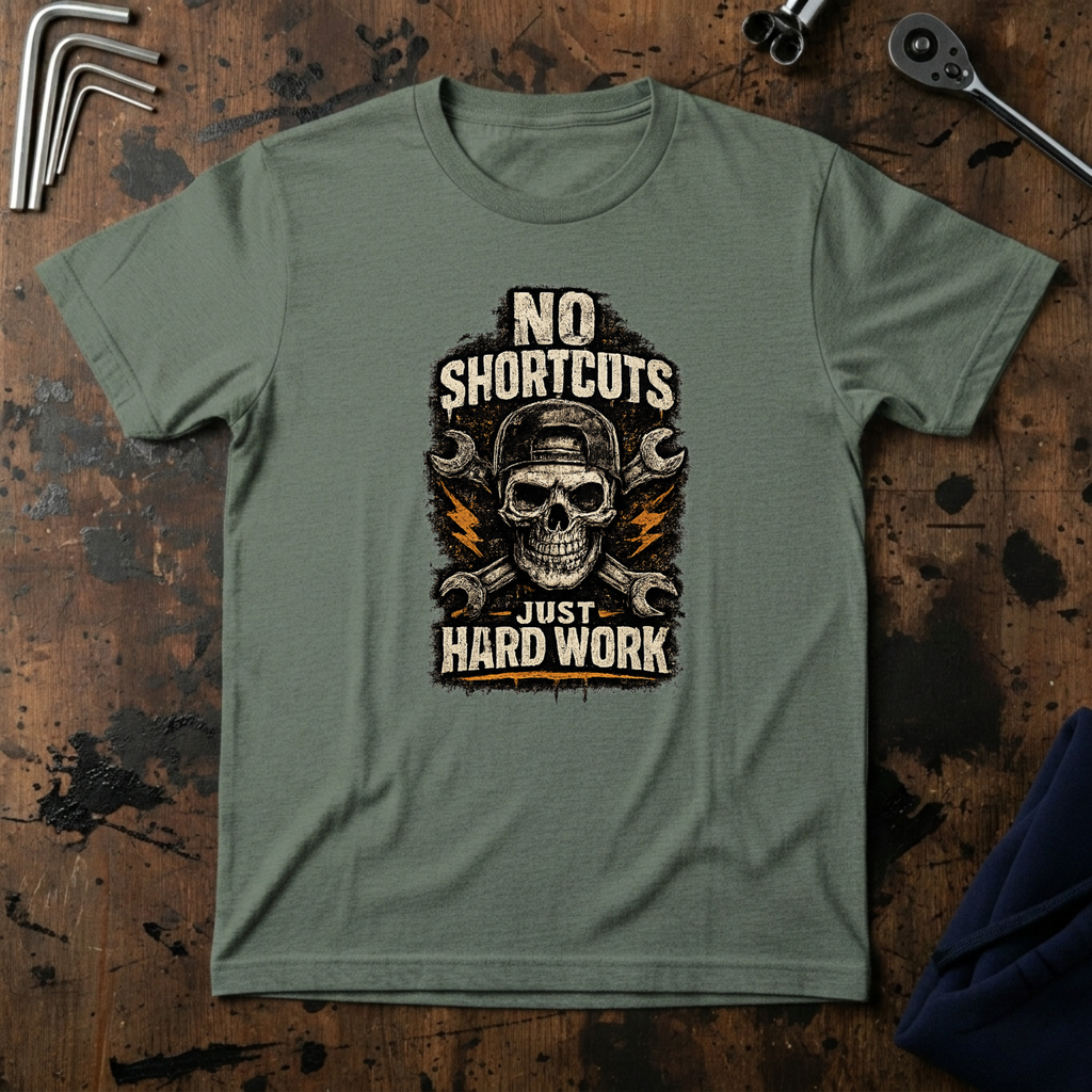 No Short Cuts Just Hard Work T-Shirt