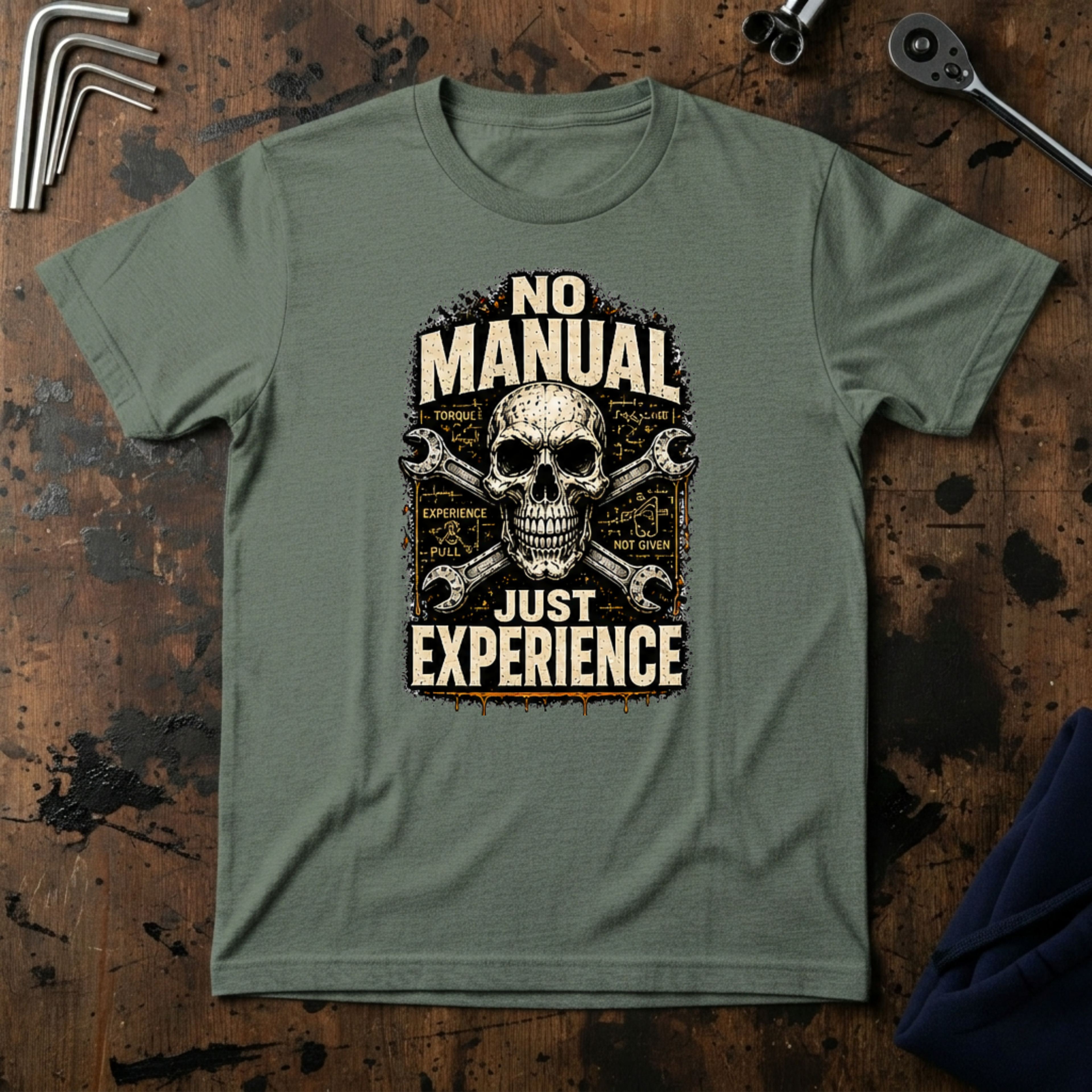 No Manual Just Experience T-Shirt