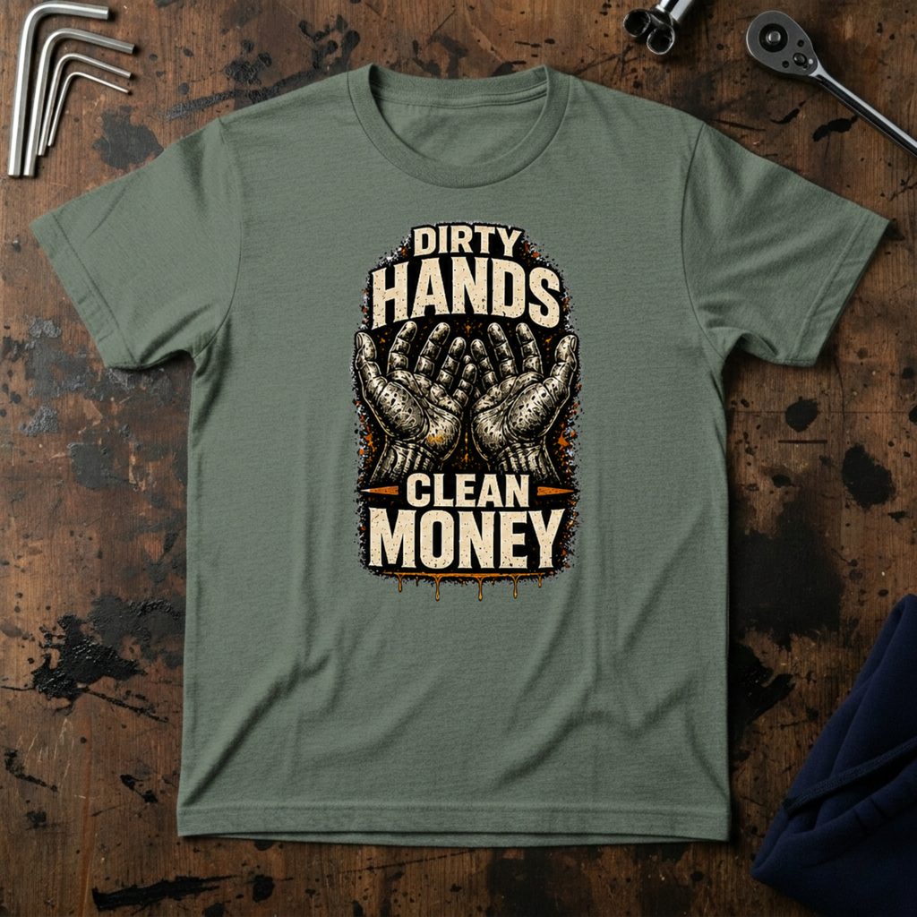 Dirty Hands Clean Money T-Shirt