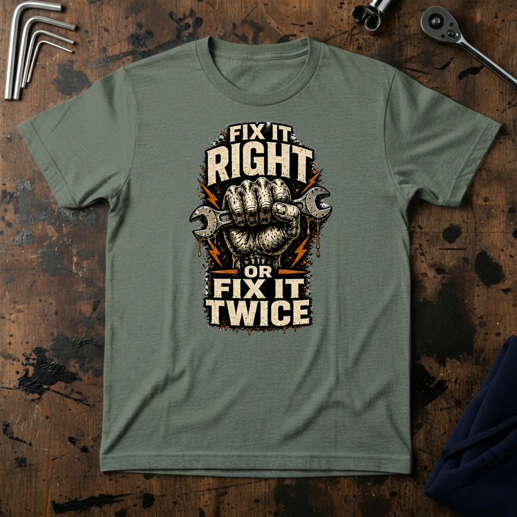 Fix It Right Or Fix It Twice T-Shirt