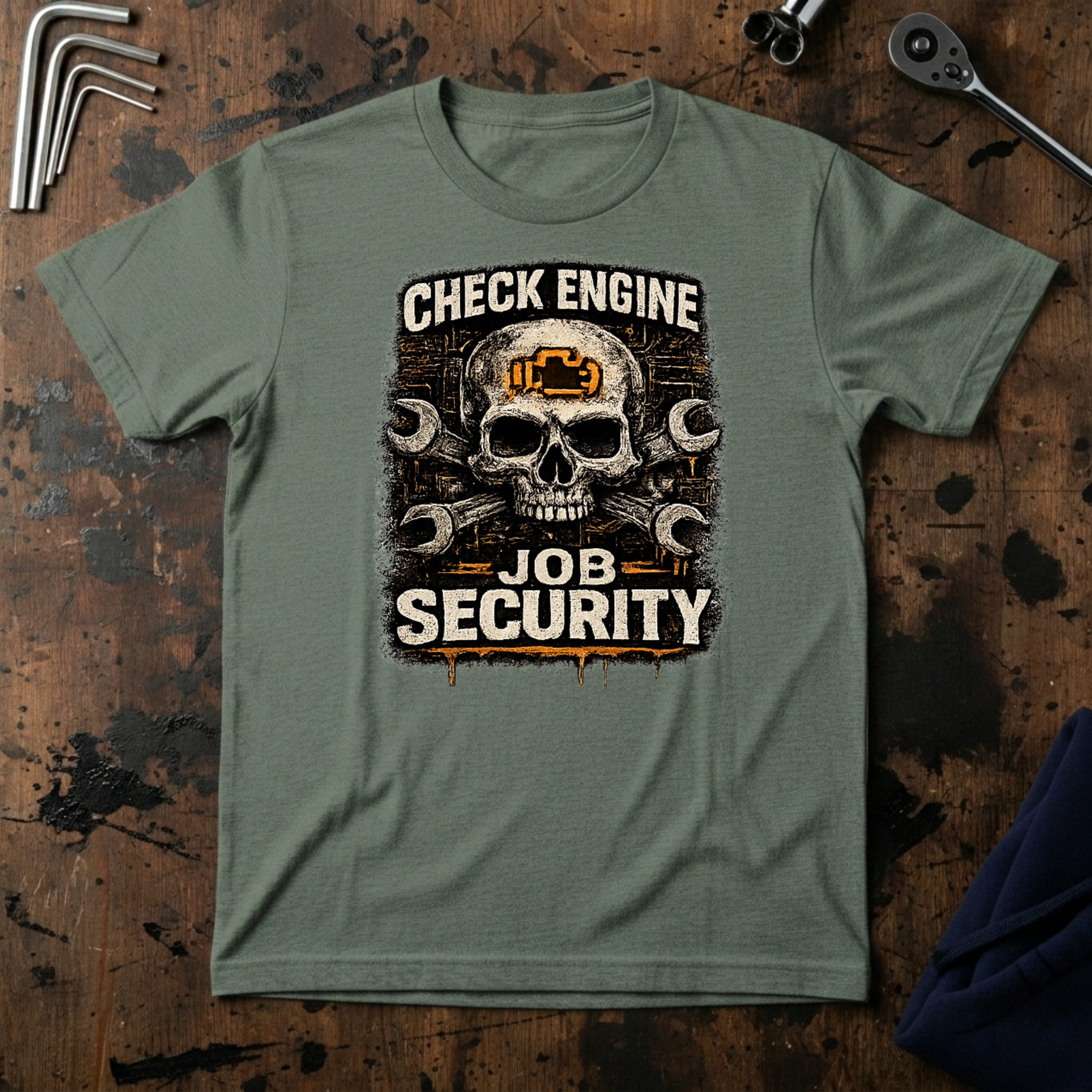 Check Engine Job Security T-Shirt
