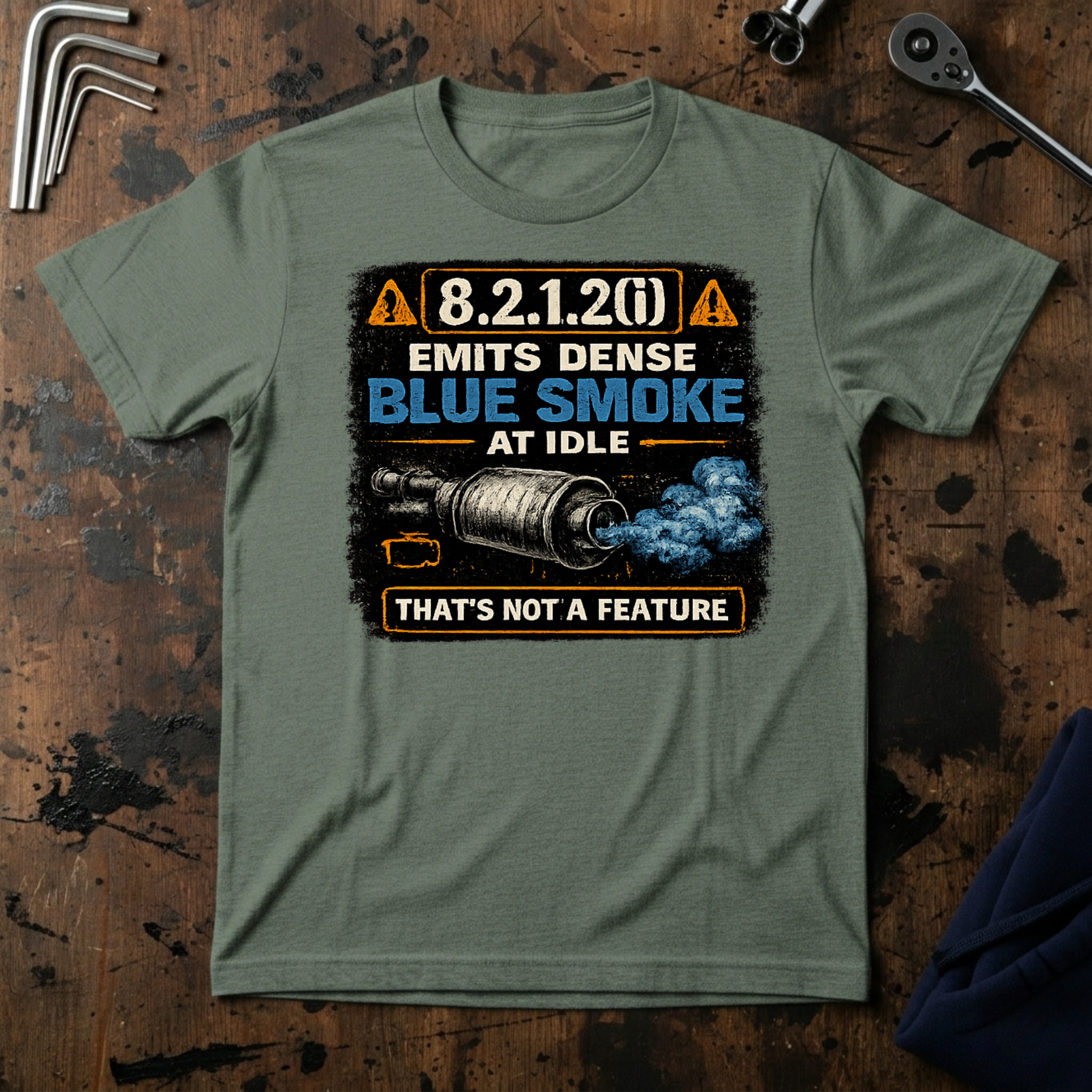 Emits Dense Blue Smoke T-Shirt