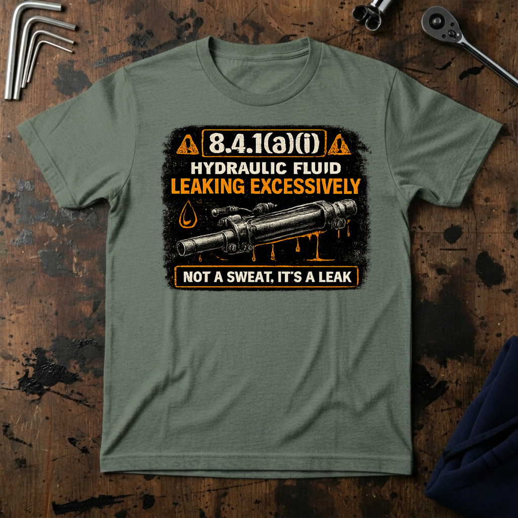 Hydraulic Fluid Leak T-Shirt