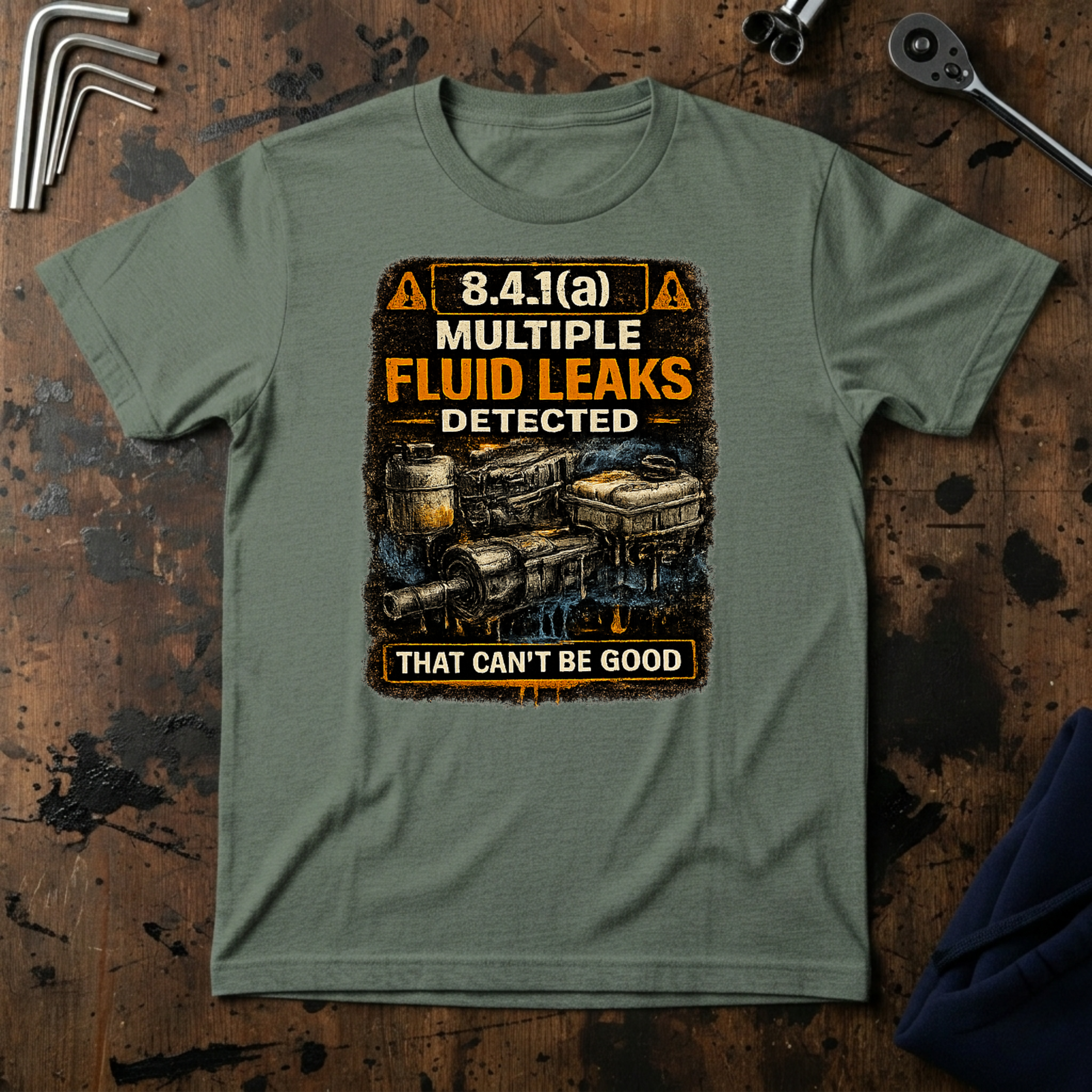 Multiple Fluid Leaks T-Shirt