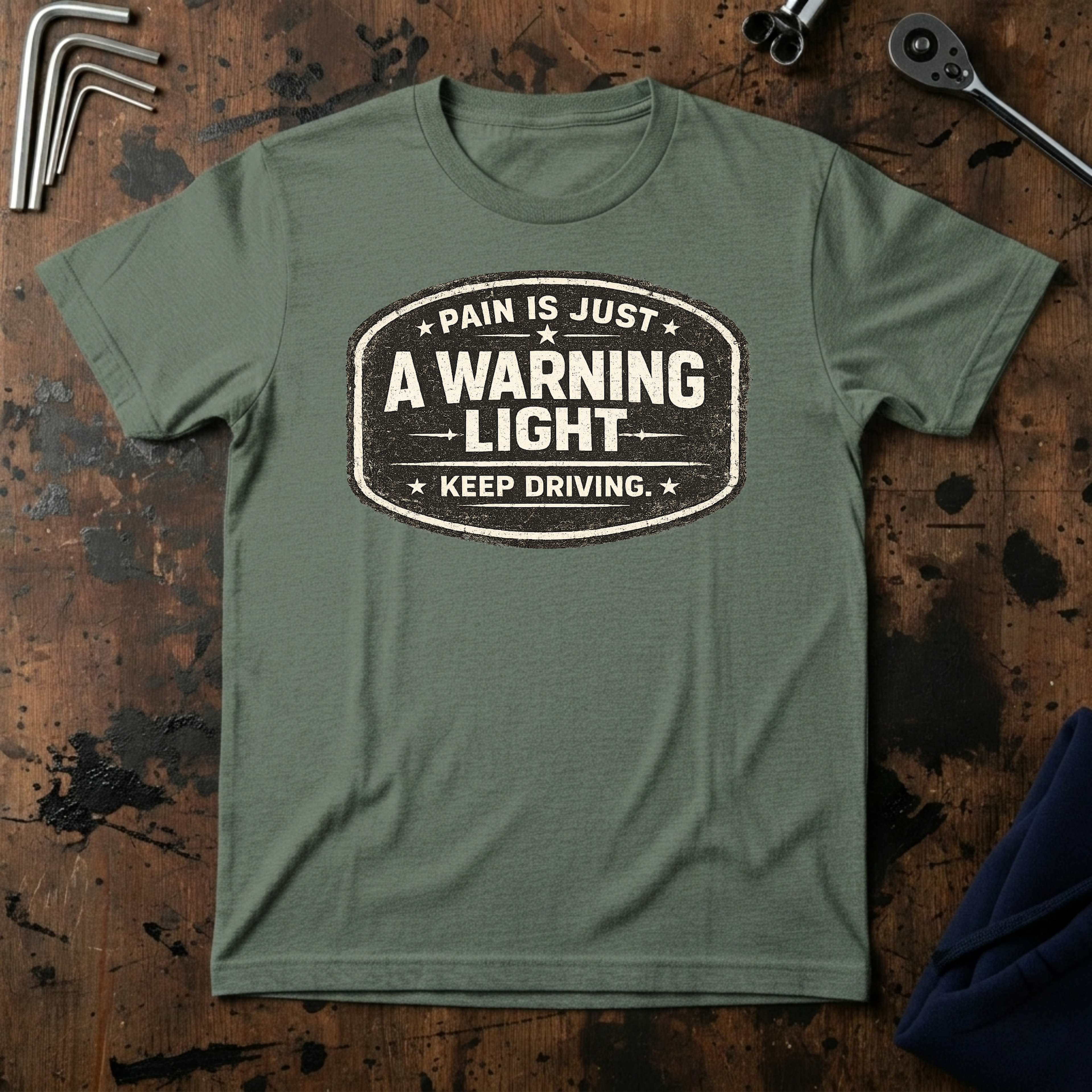 Pain Is Just A Warning Light T-Shirt