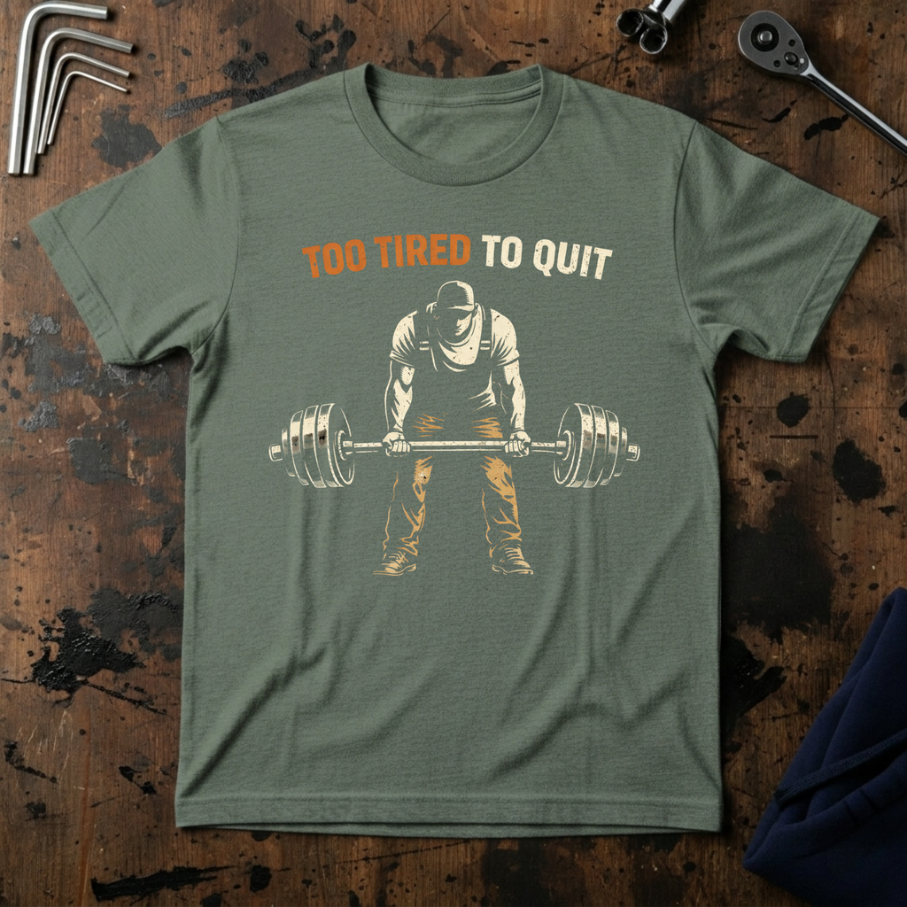 To Tired To Quit T-Shirt