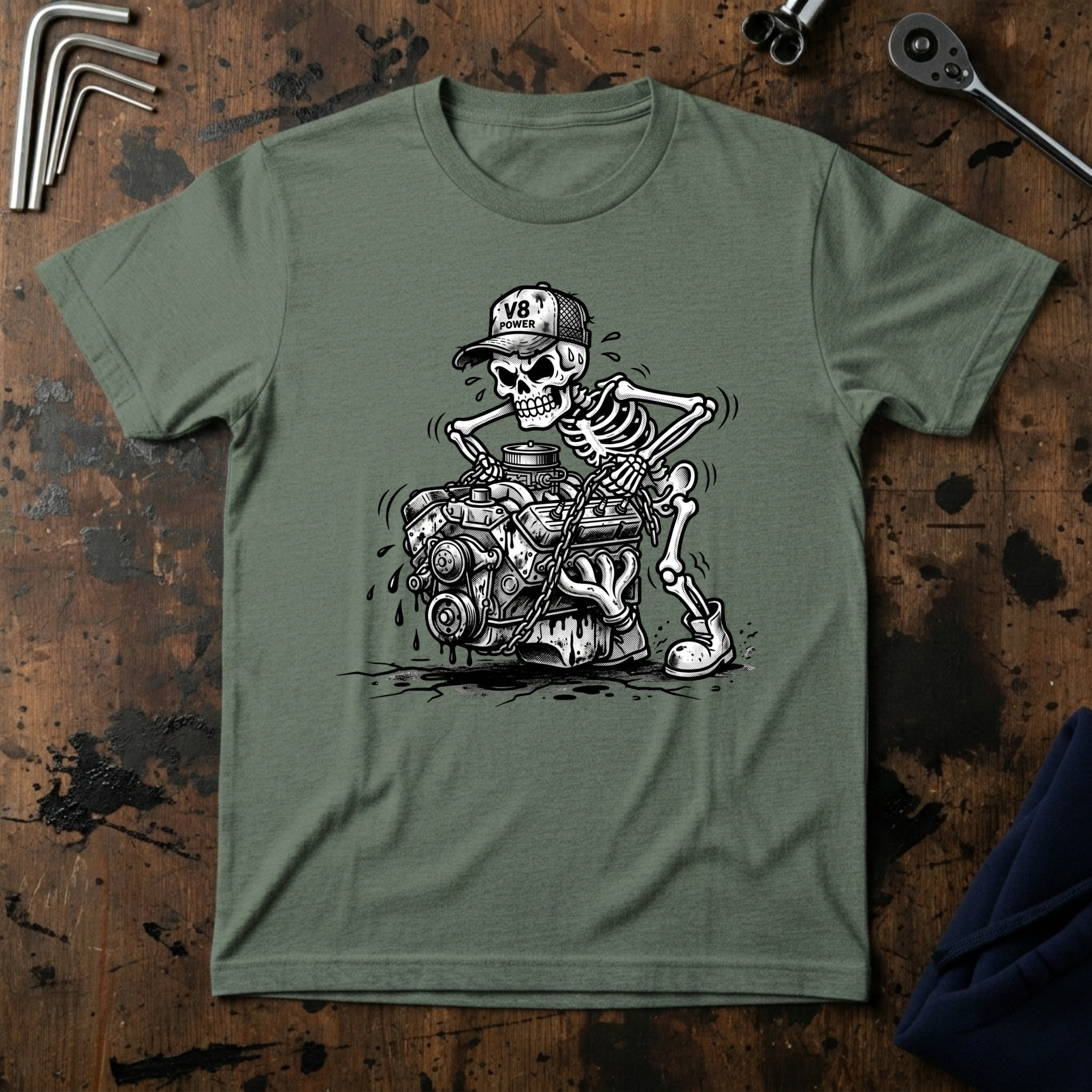 Skeleton V8 T-Shirt