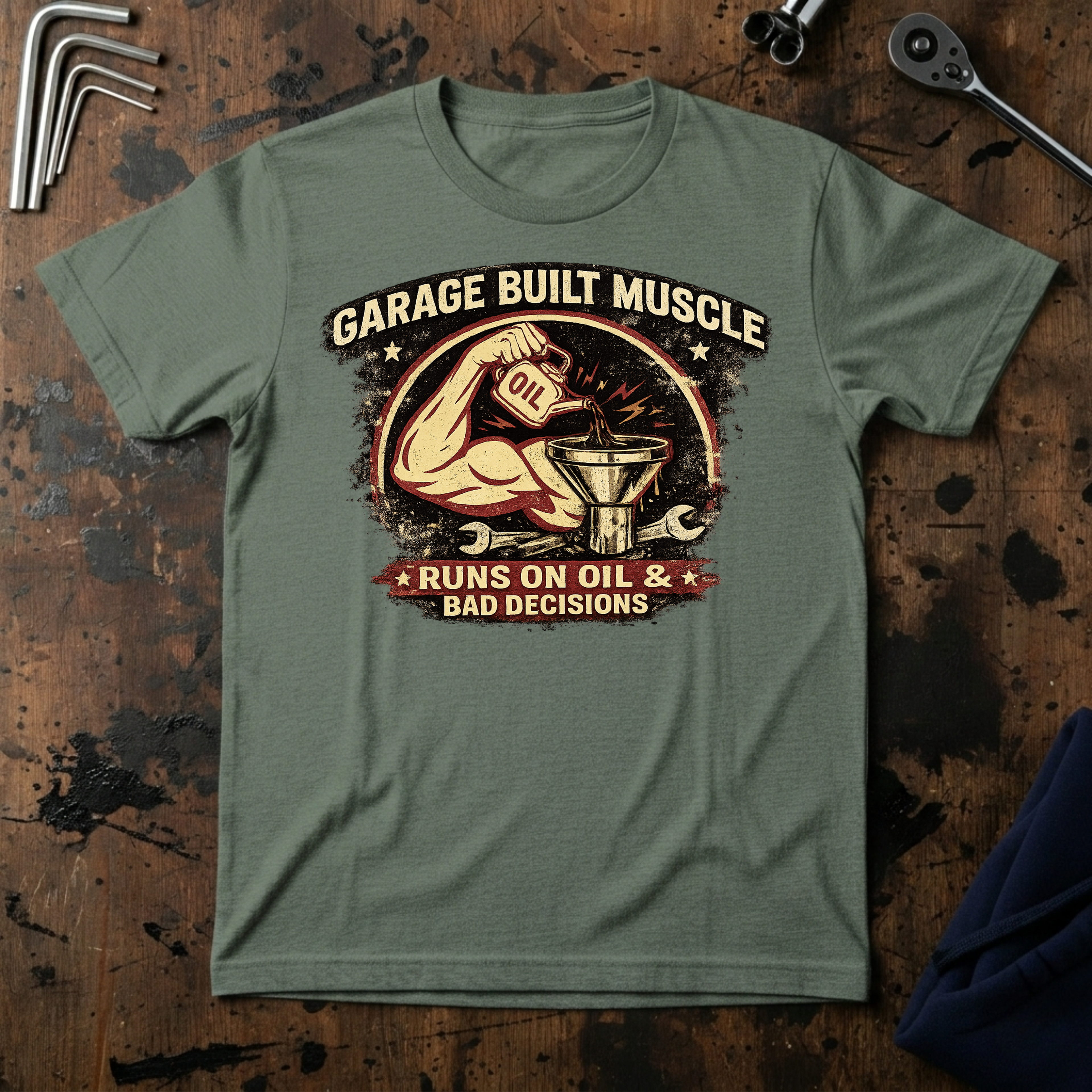 Garage Built Muscle T-Shirt