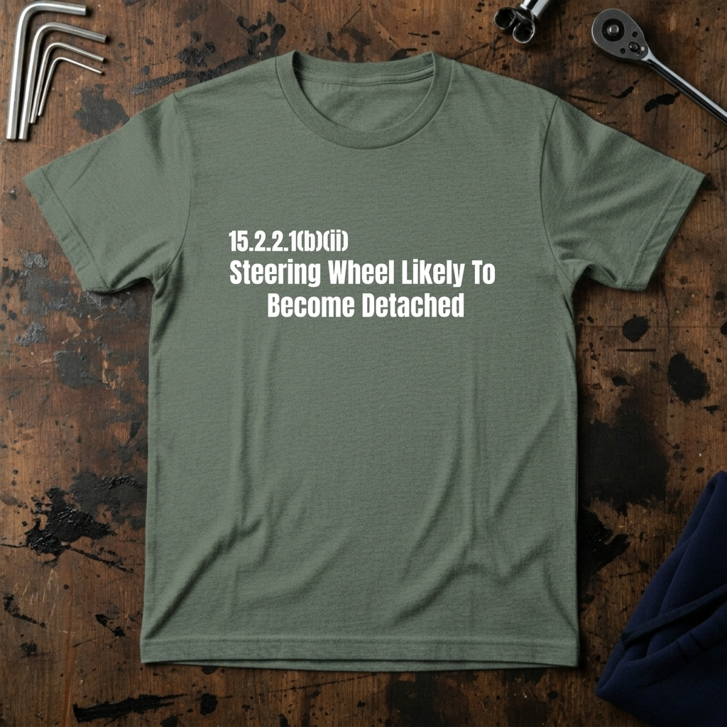 Steering Wheel Likely To Become Detached T-Shirt