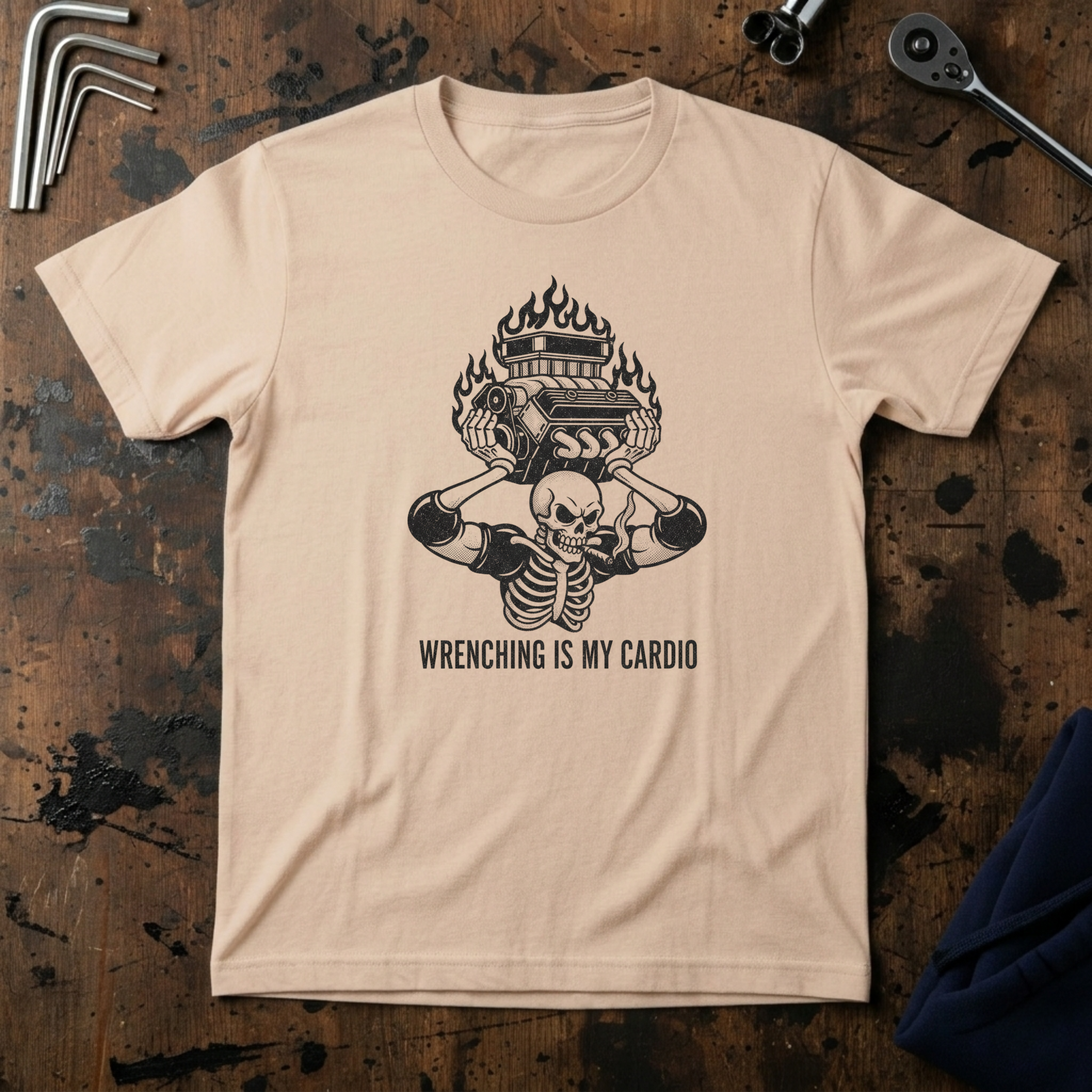 Wrenching Is My Cardio T-Shirt