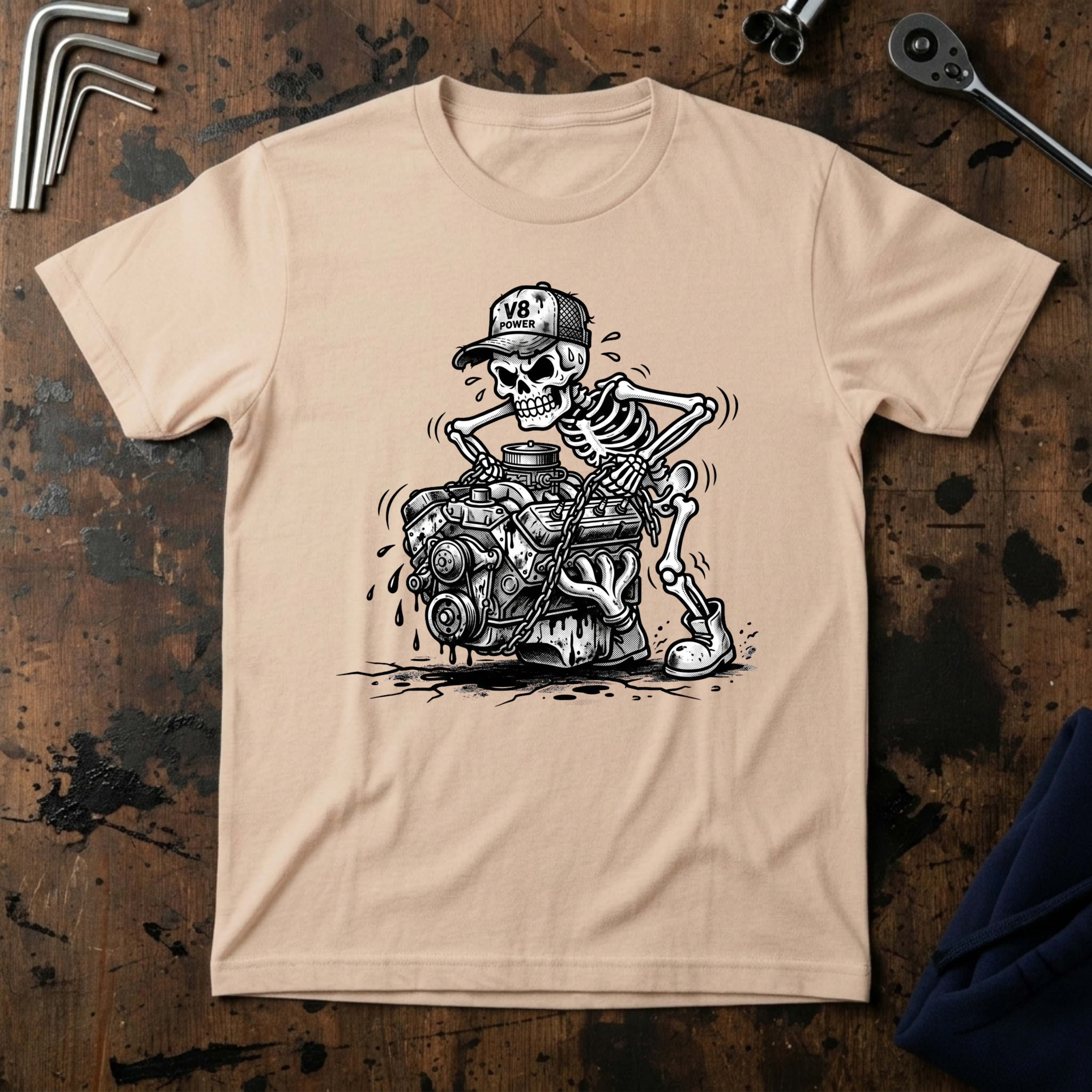 Skeleton V8 T-Shirt