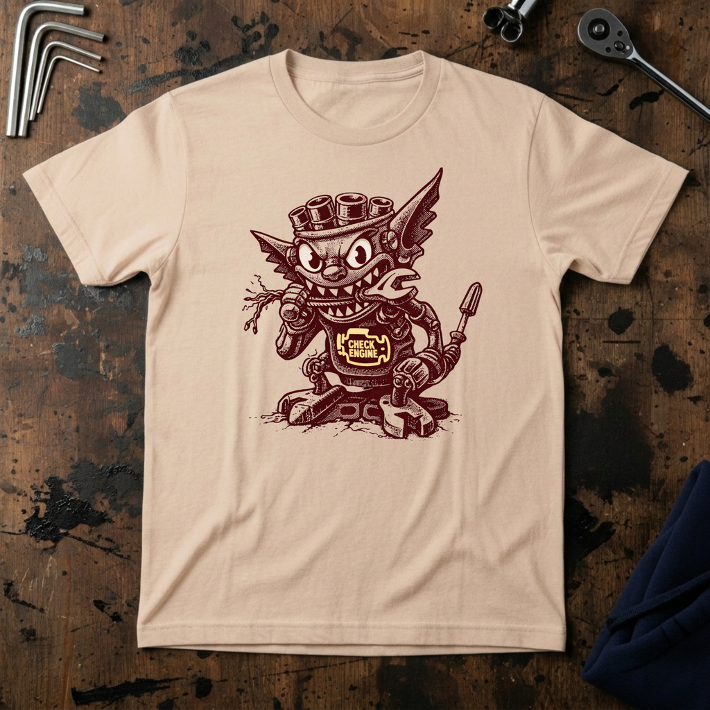 Check Engine Gremlin T-Shirt