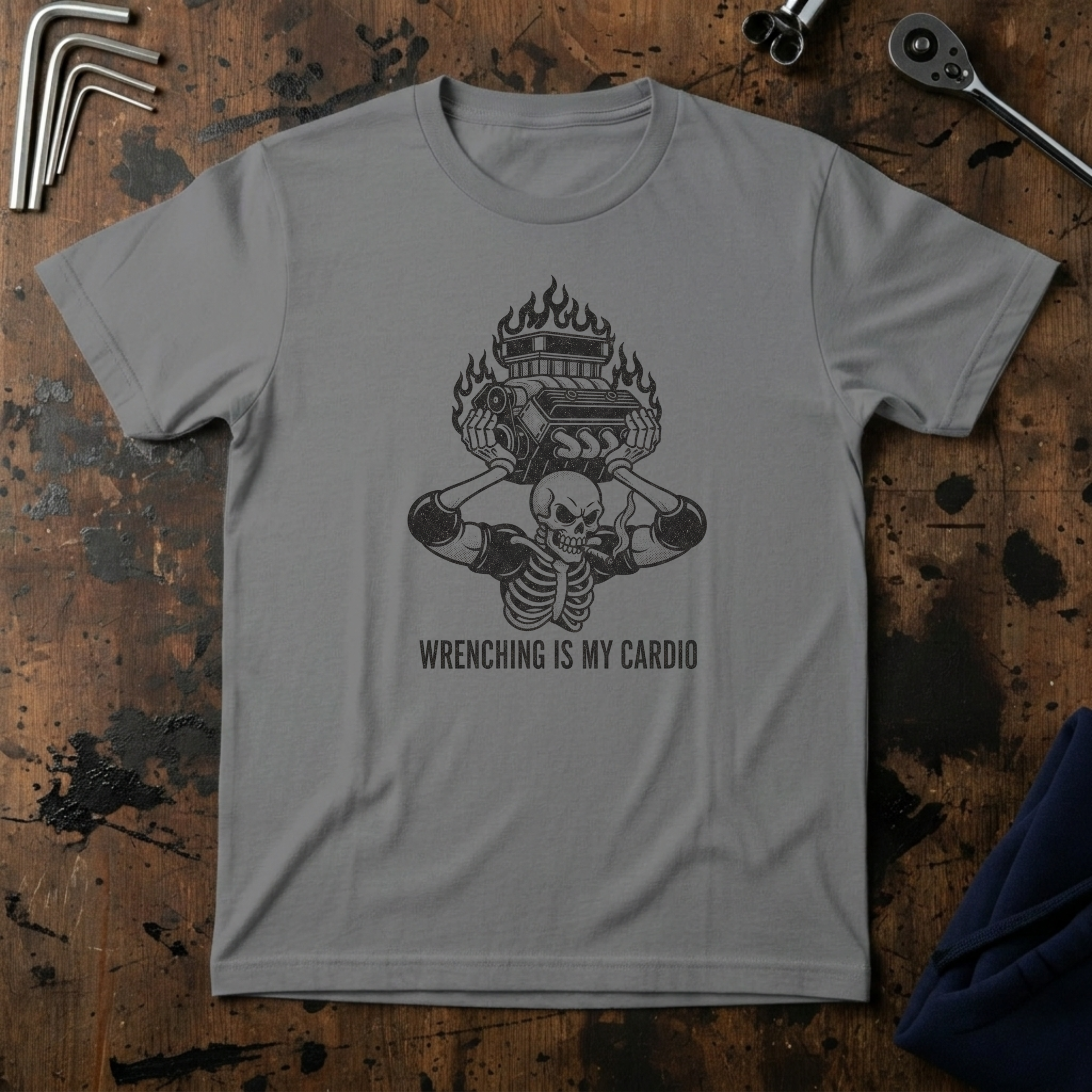Wrenching Is My Cardio T-Shirt