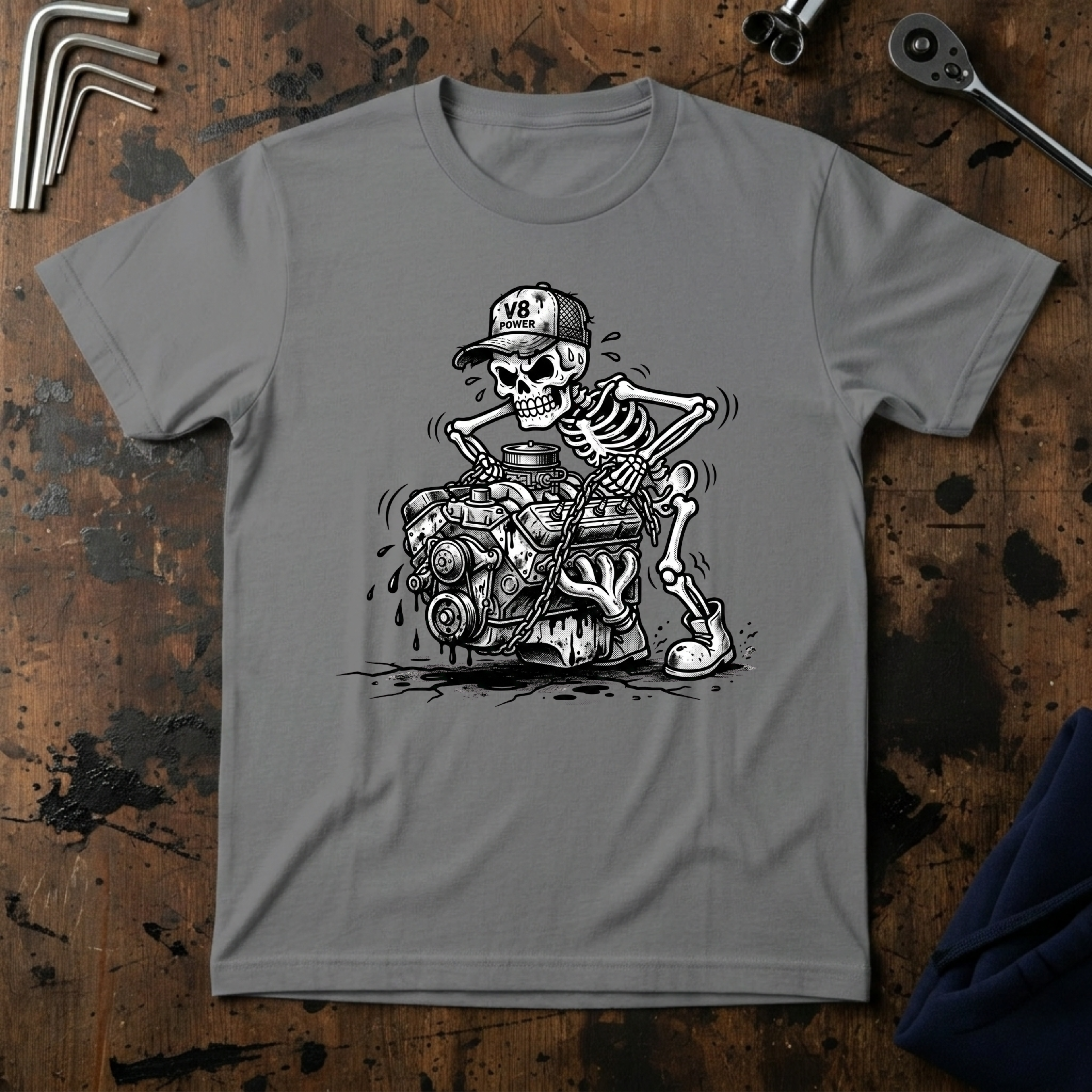 Skeleton V8 T-Shirt