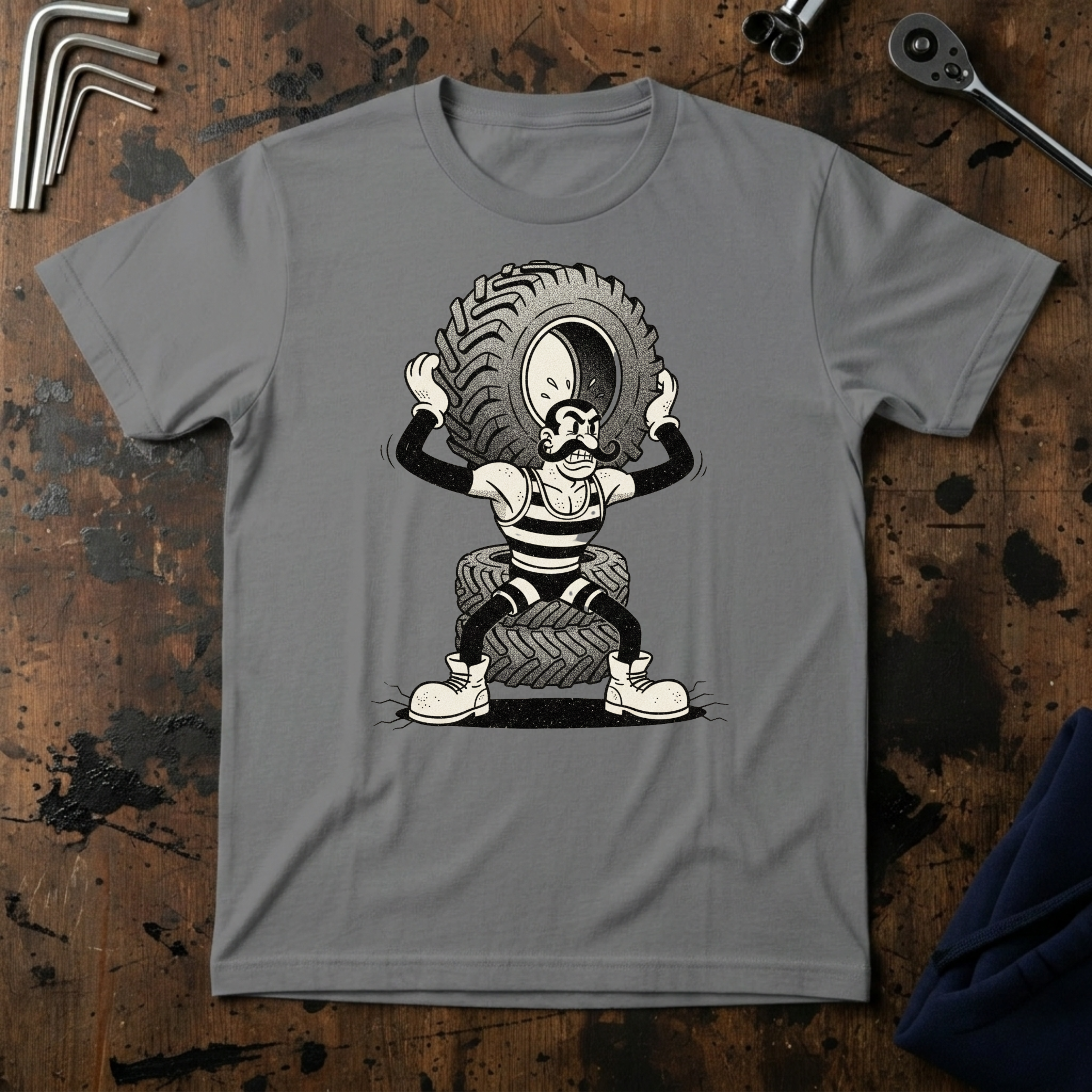 Tyre Strong Man T-Shirt