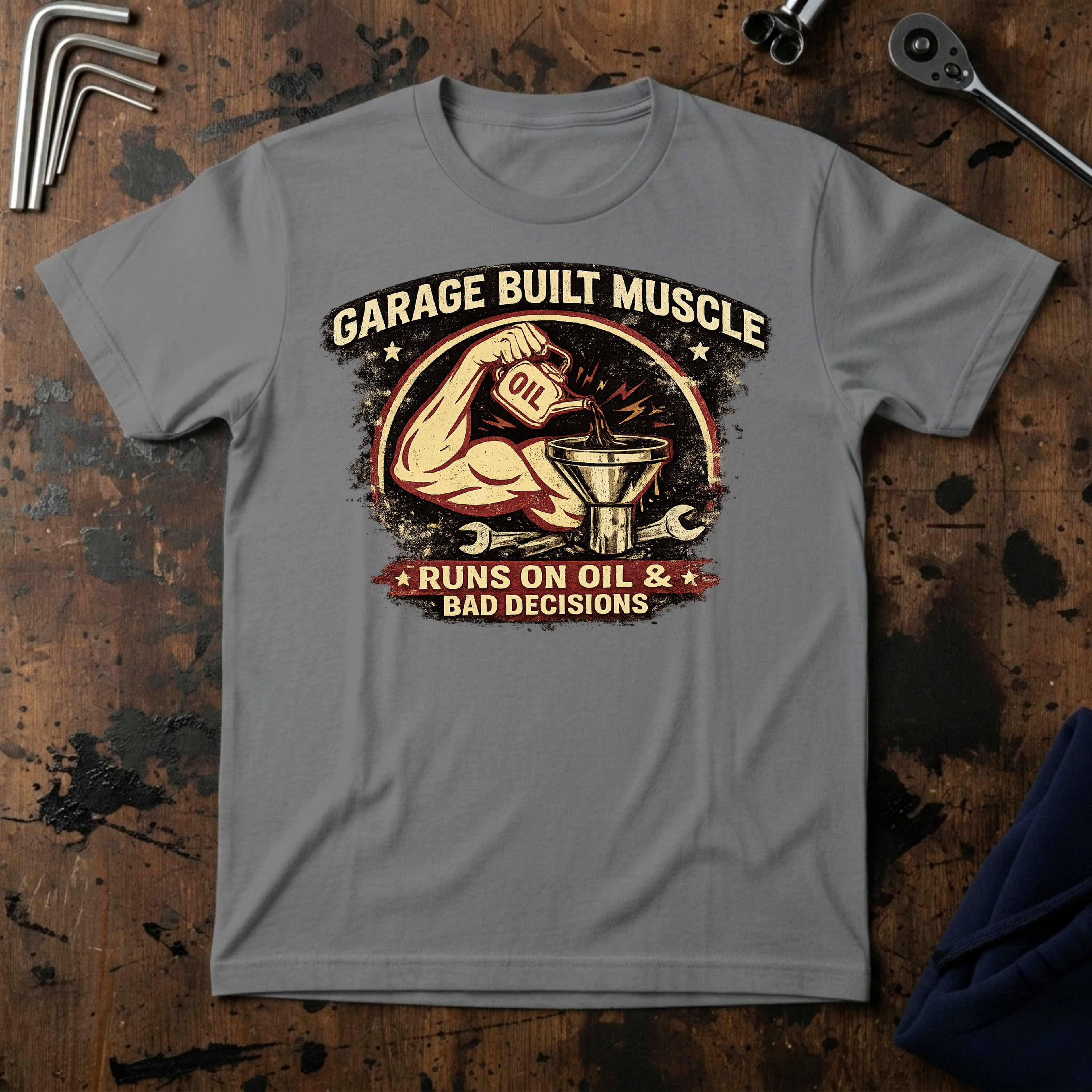 Garage Built Muscle T-Shirt
