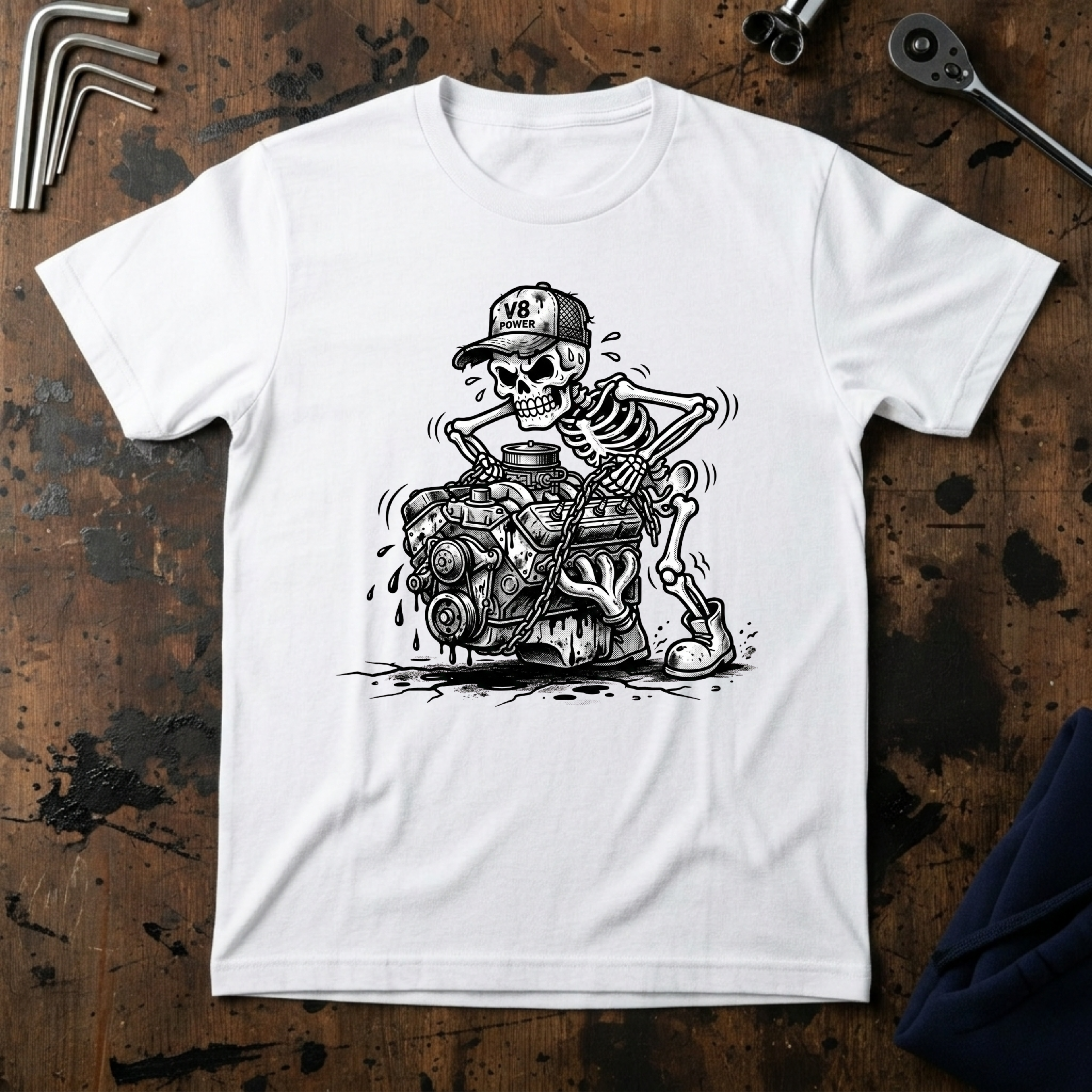 Skeleton V8 T-Shirt