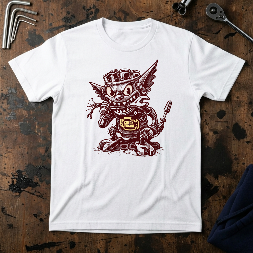 Check Engine Gremlin T-Shirt