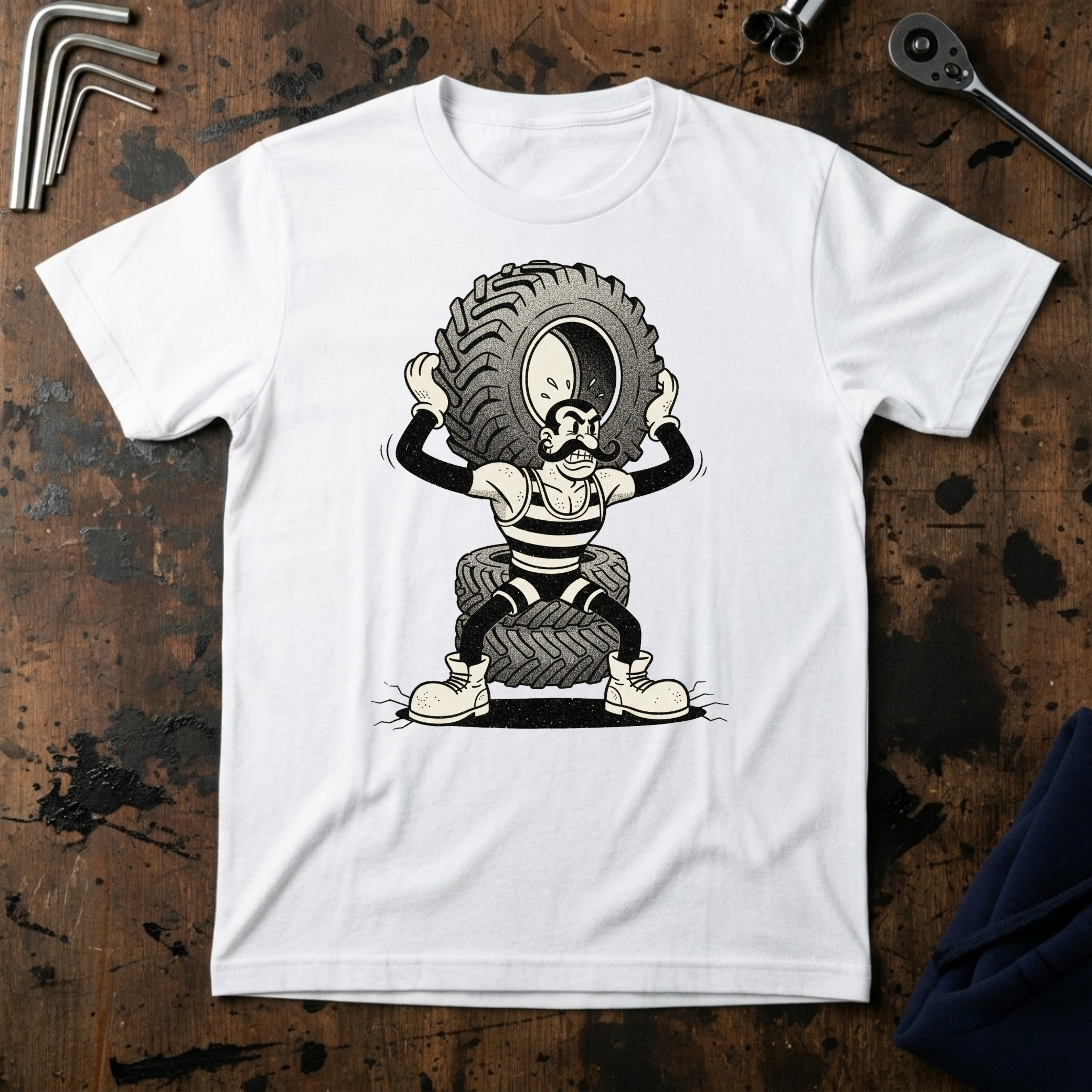 Tyre Strong Man T-Shirt