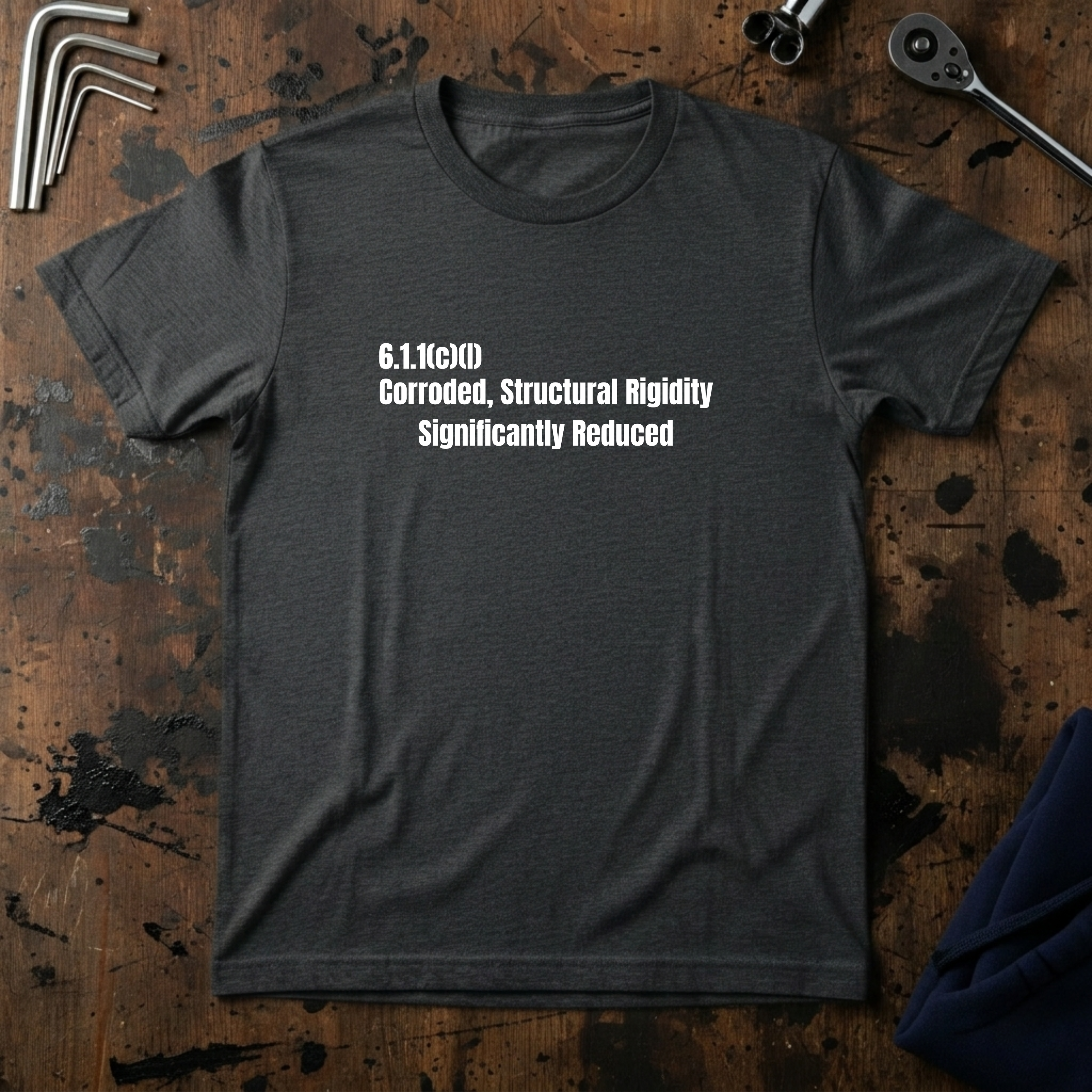 Corroded, Structural Rigidity Significantly Reduced T-Shirt